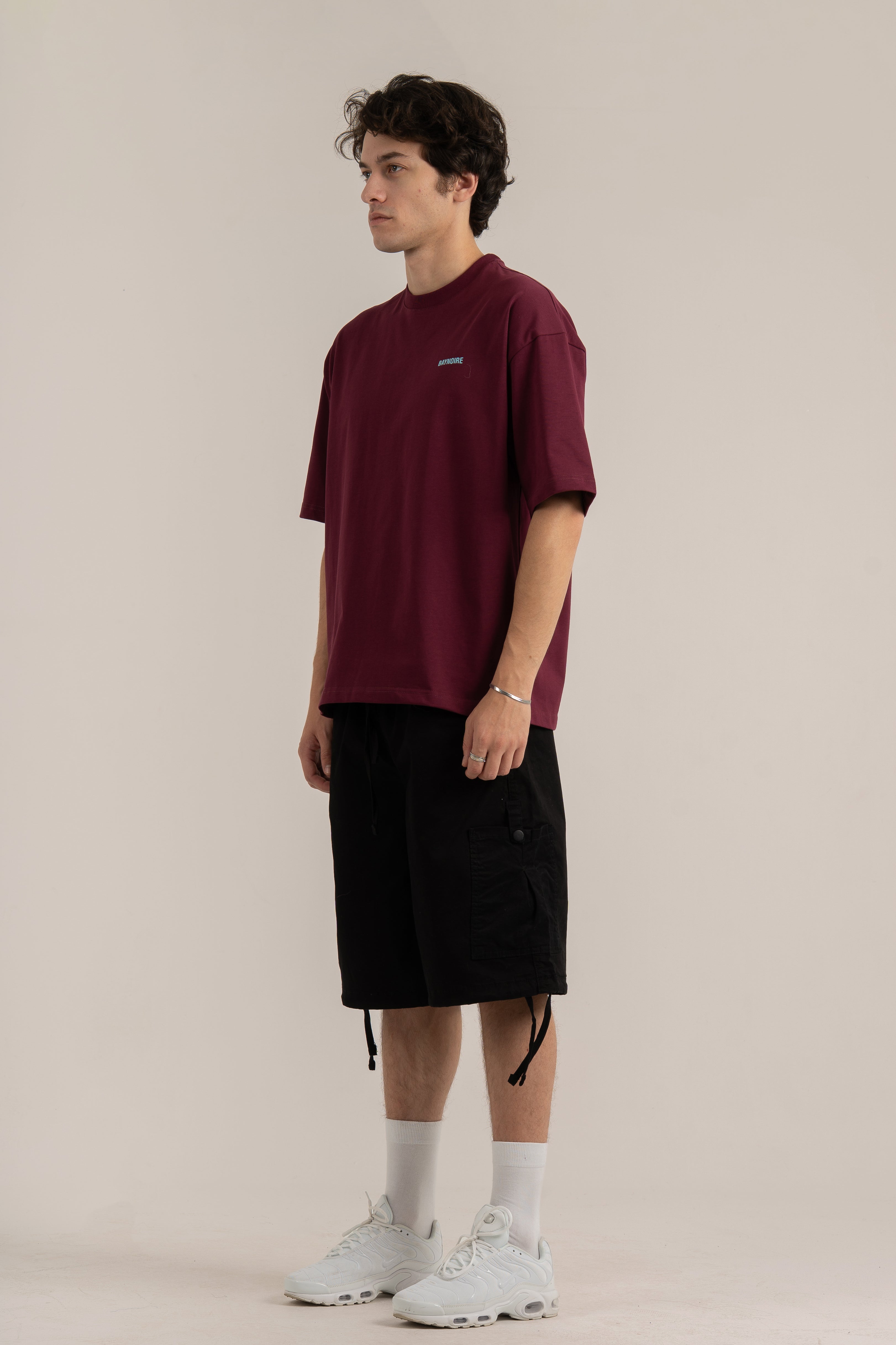 Burgundy Logo II PL Oversized T-shirt