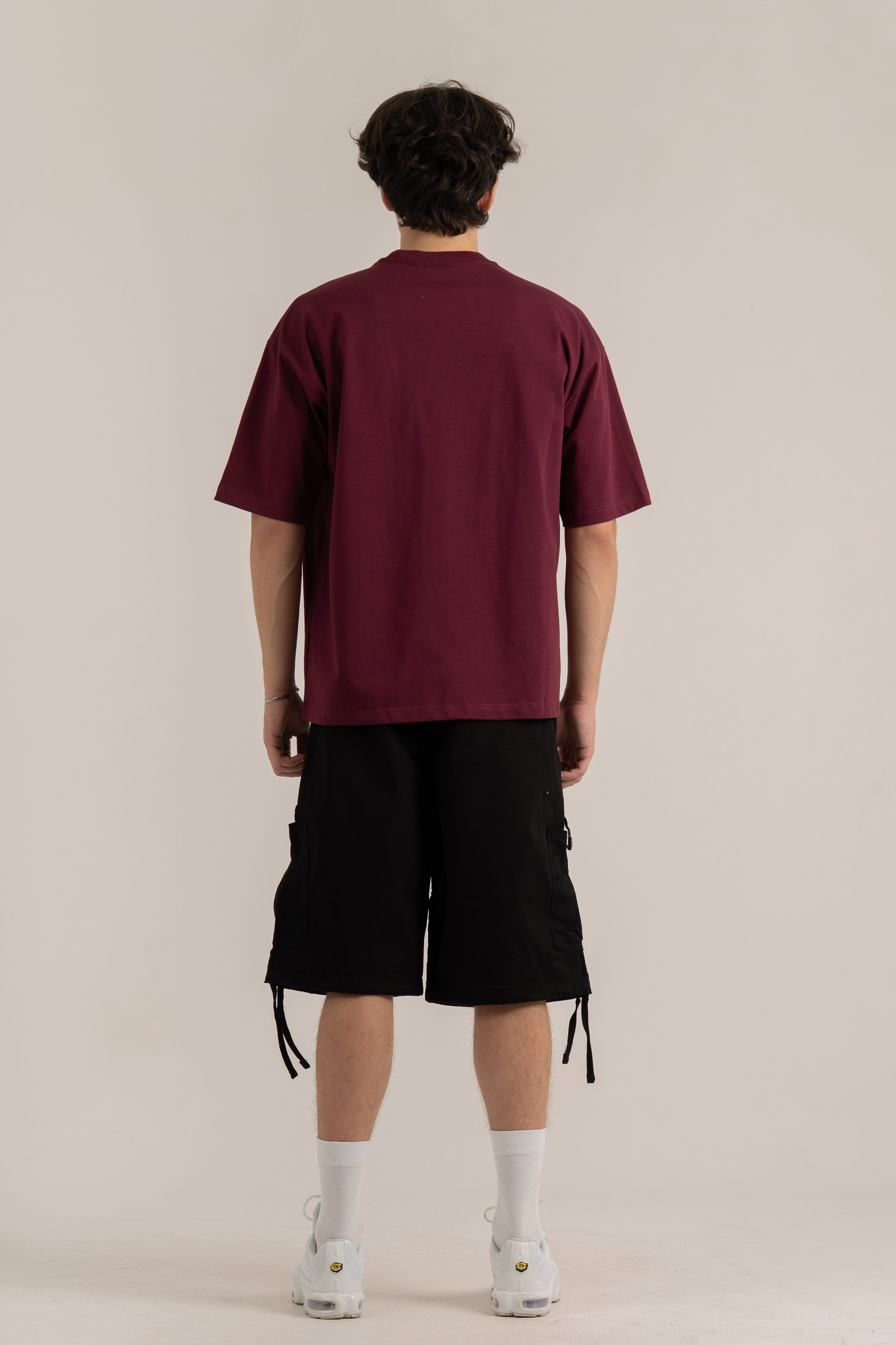 Burgundy Logo II PL Oversized T-shirt