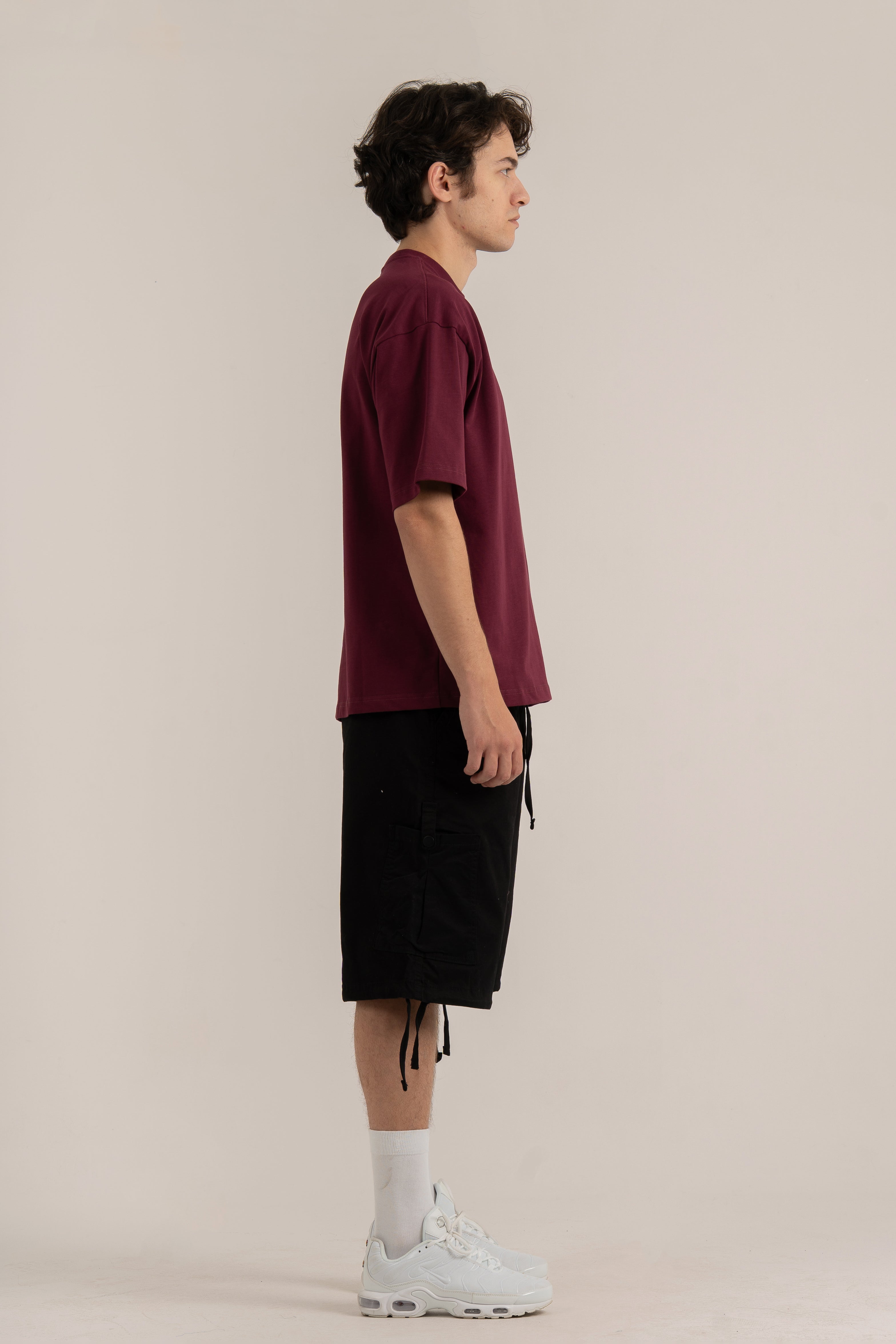 Burgundy Logo II PL Oversized T-shirt