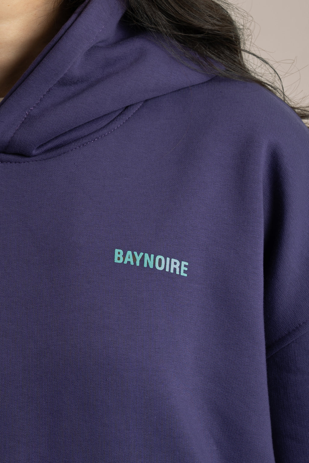 Purple Logo II PL Oversized Hoodie