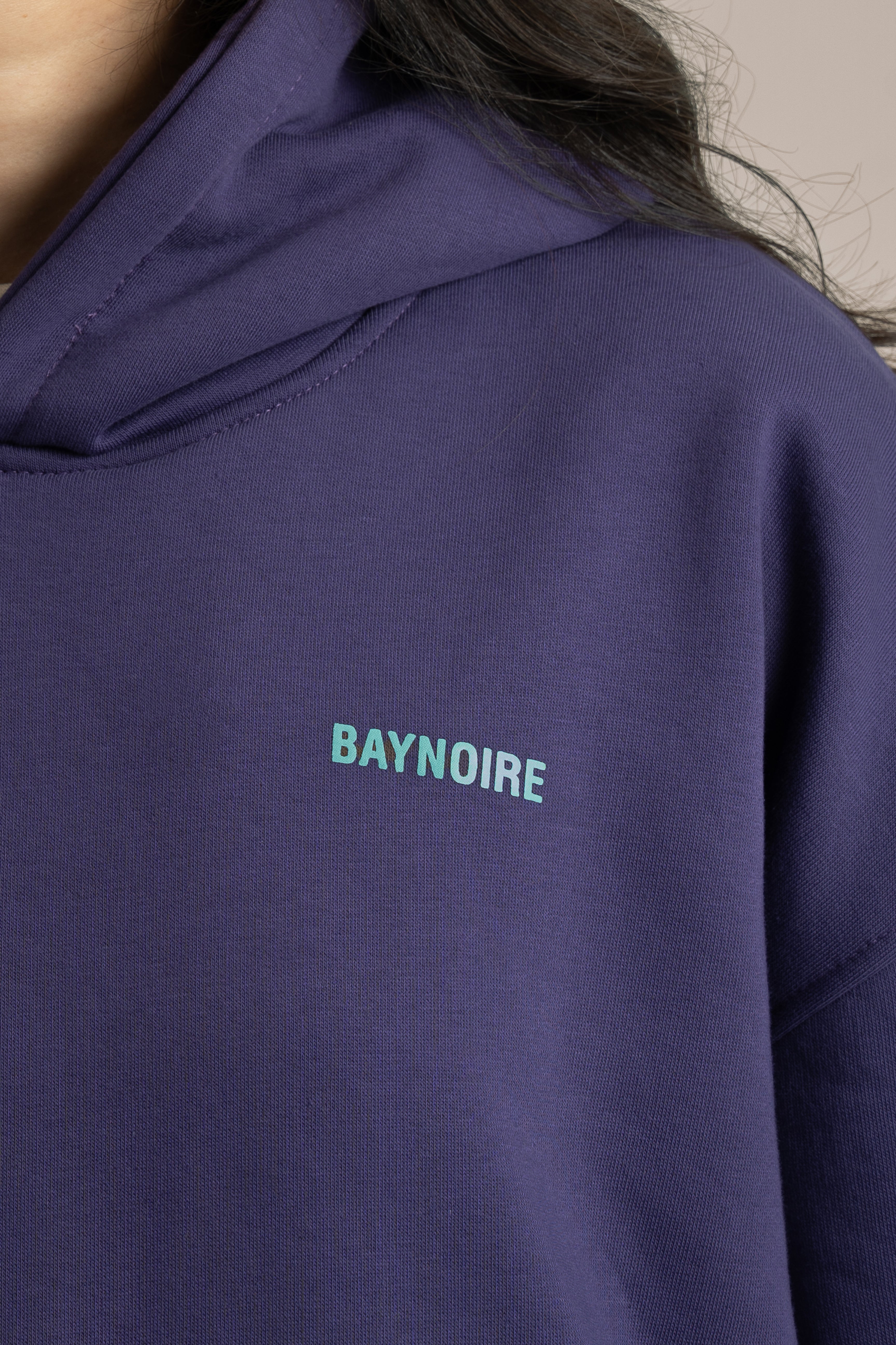 Purple Logo II PL Oversized Hoodie