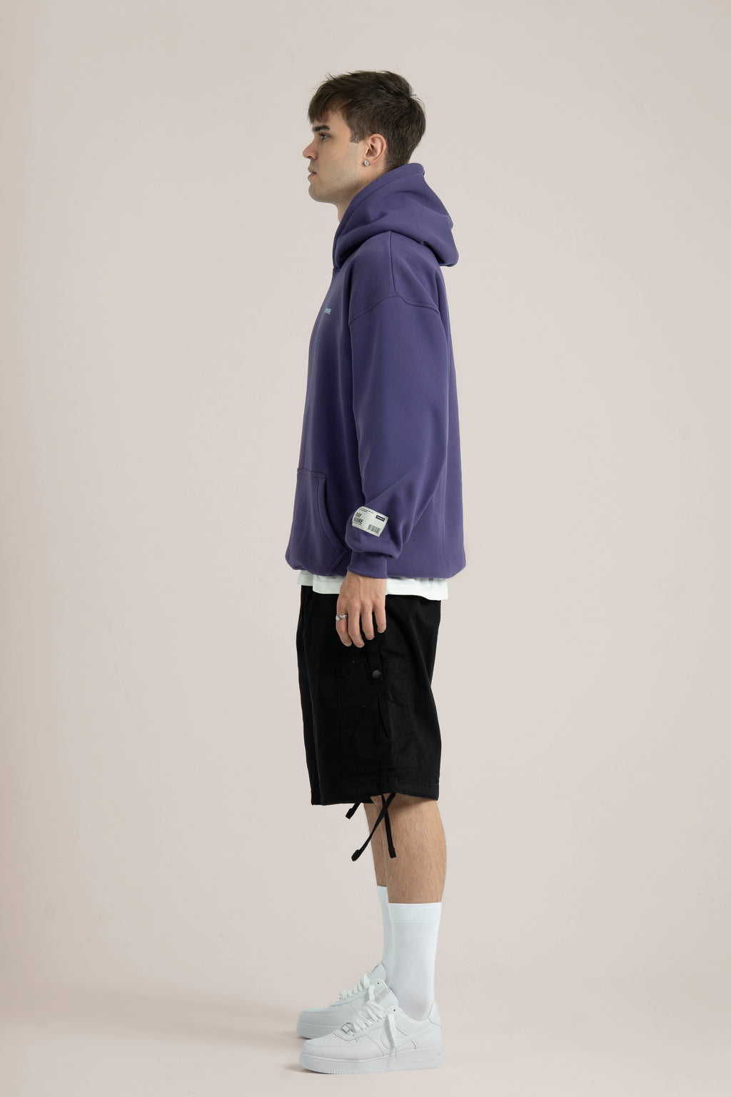 Purple Logo II PL Oversized Hoodie