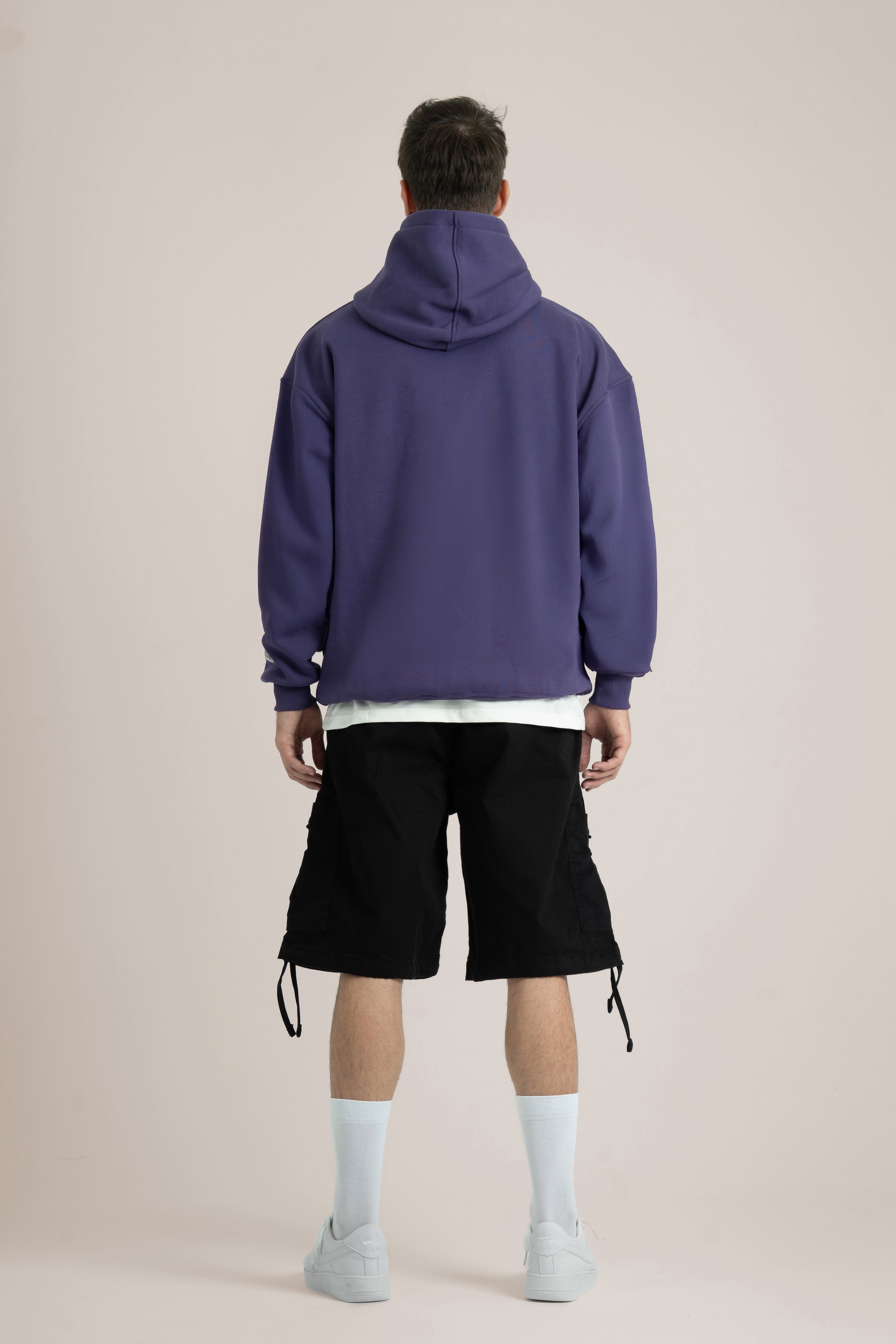 Purple Logo II PL Oversized Hoodie