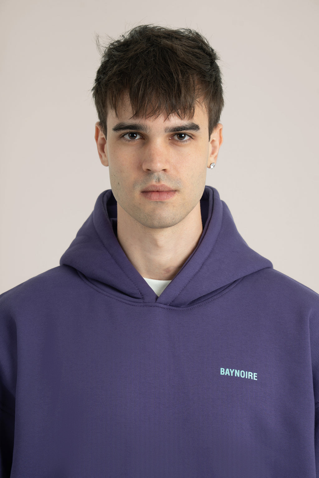 Purple Logo II PL Oversized Hoodie