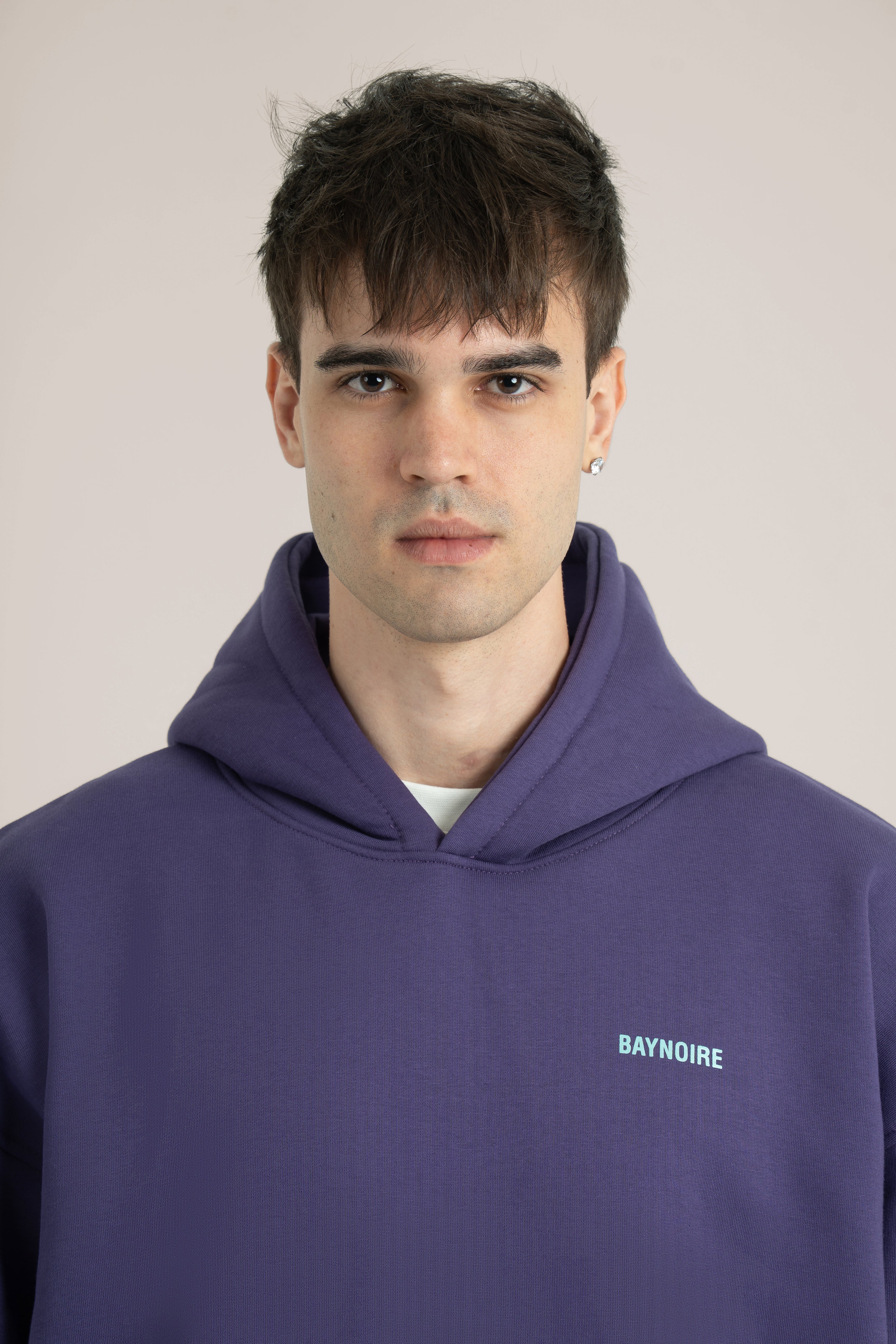 Purple Logo II PL Oversized Hoodie