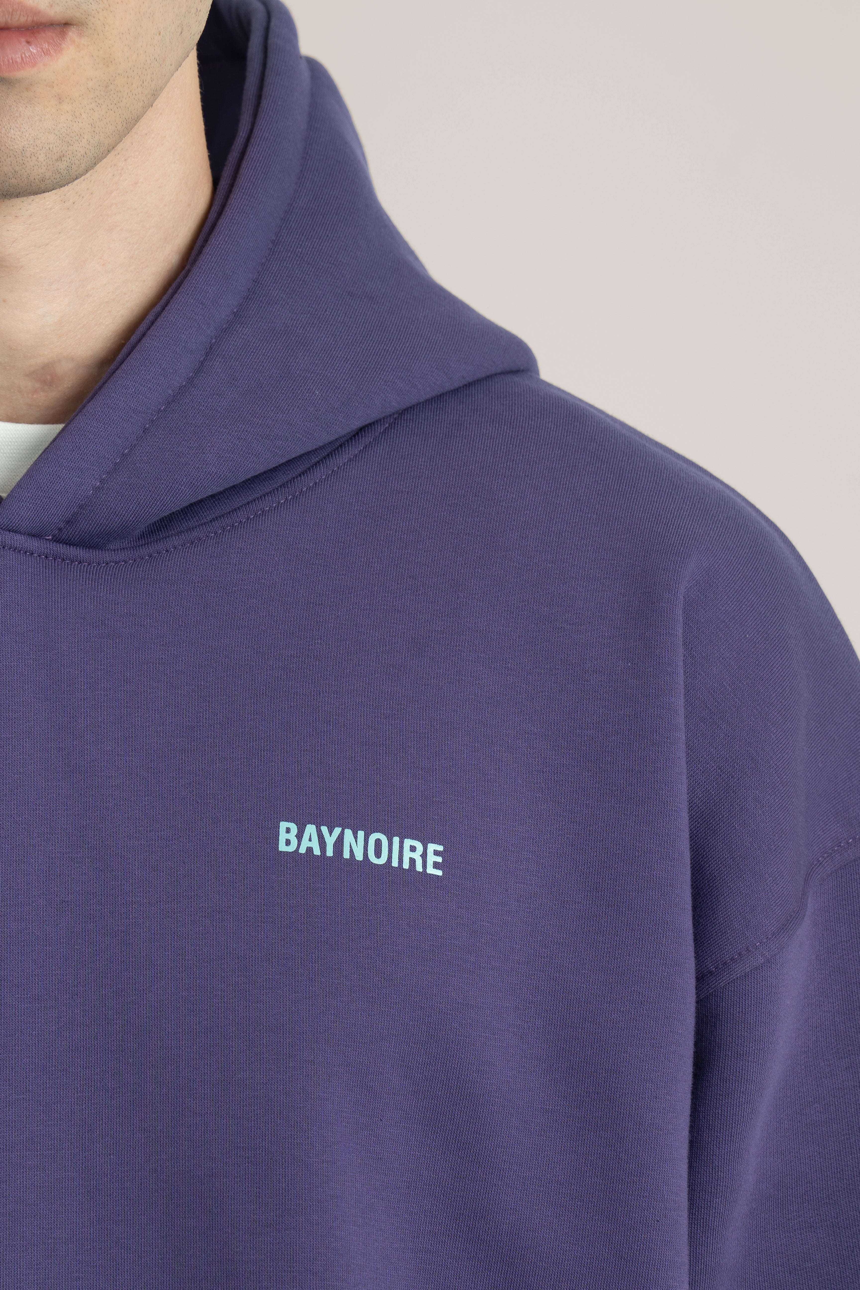 Purple Logo II PL Oversized Hoodie