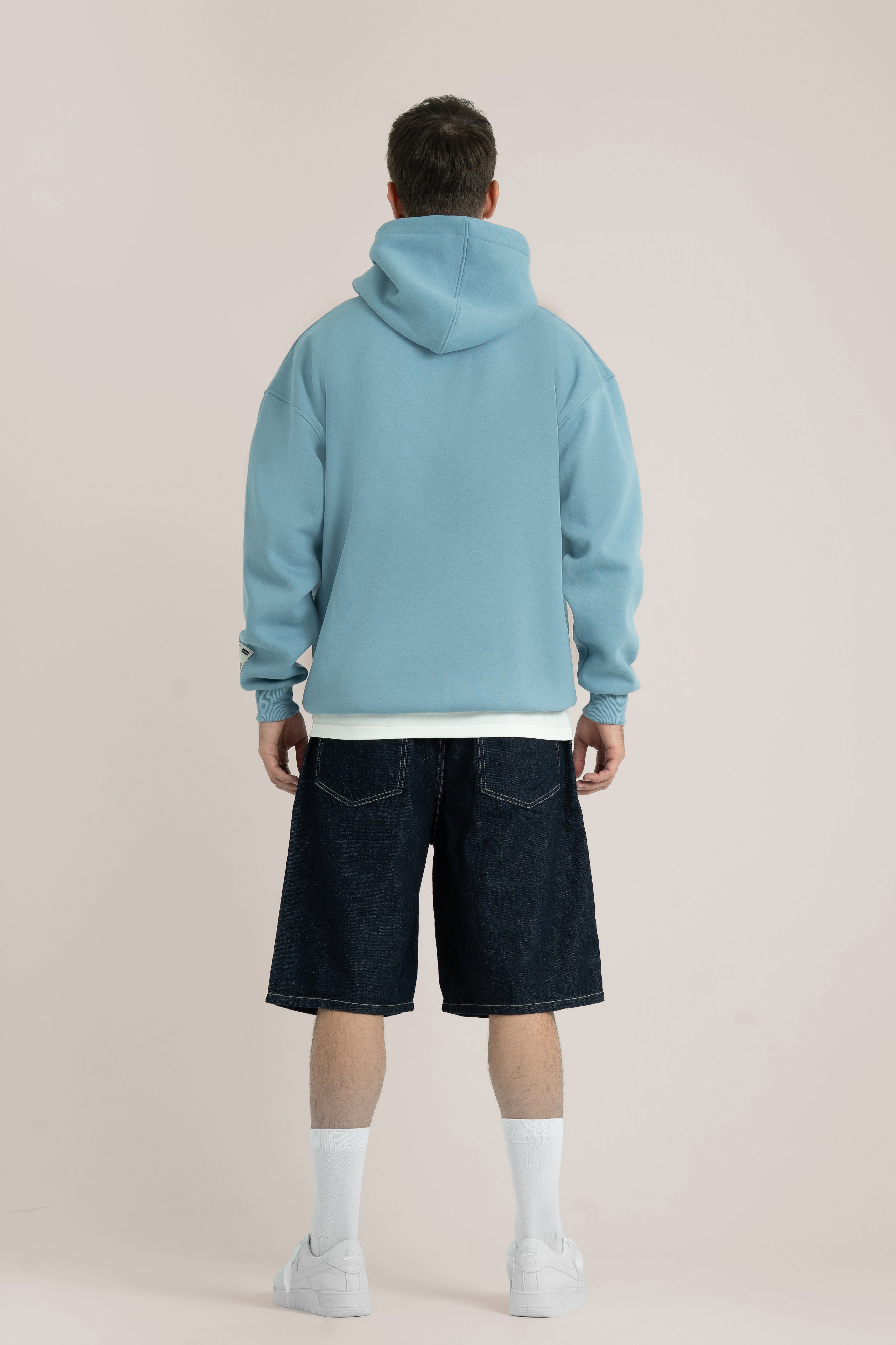 Baby Blue Logo II PL Oversized Hoodie