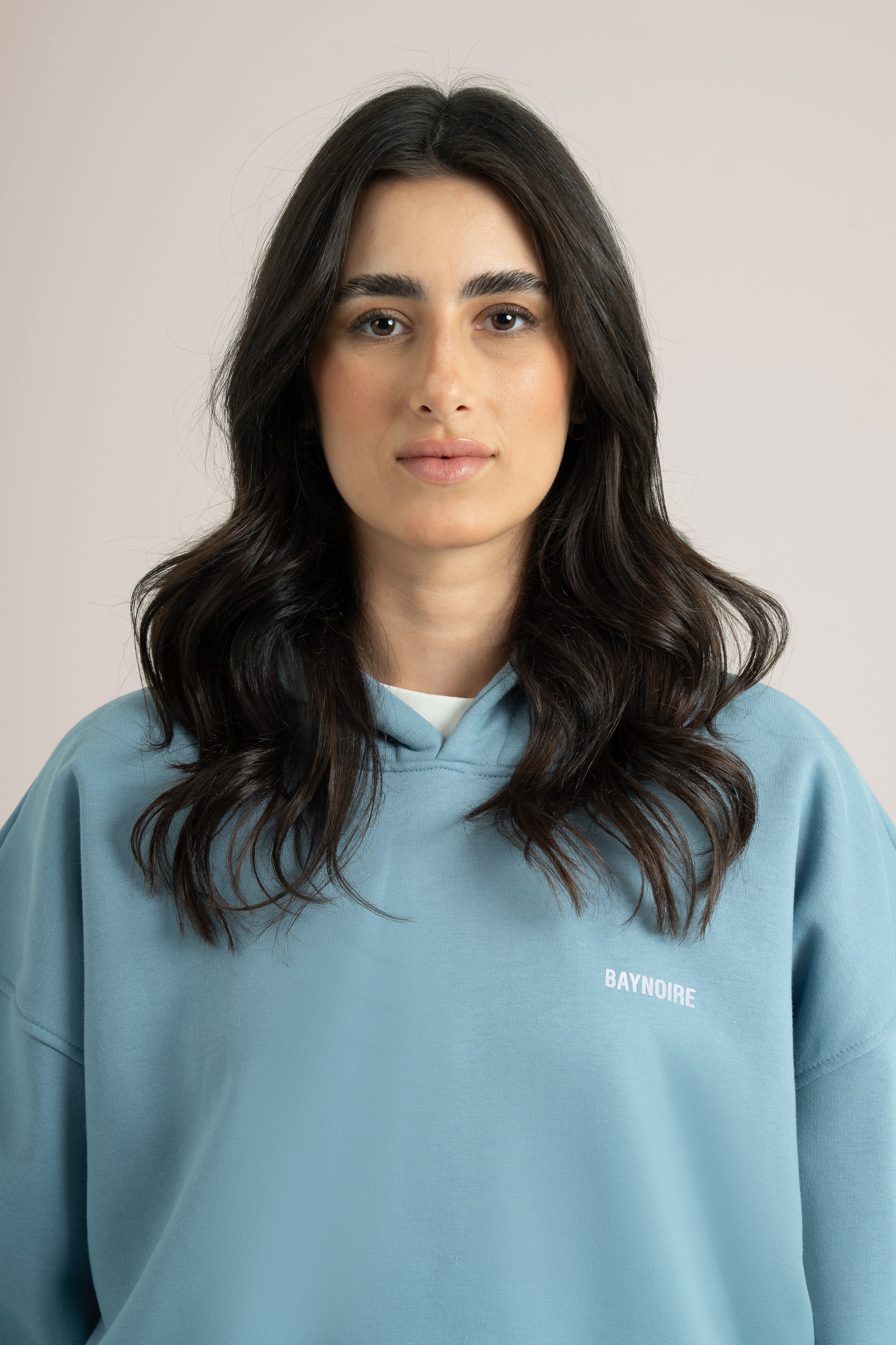 Baby Blue Logo II PL Oversized Hoodie