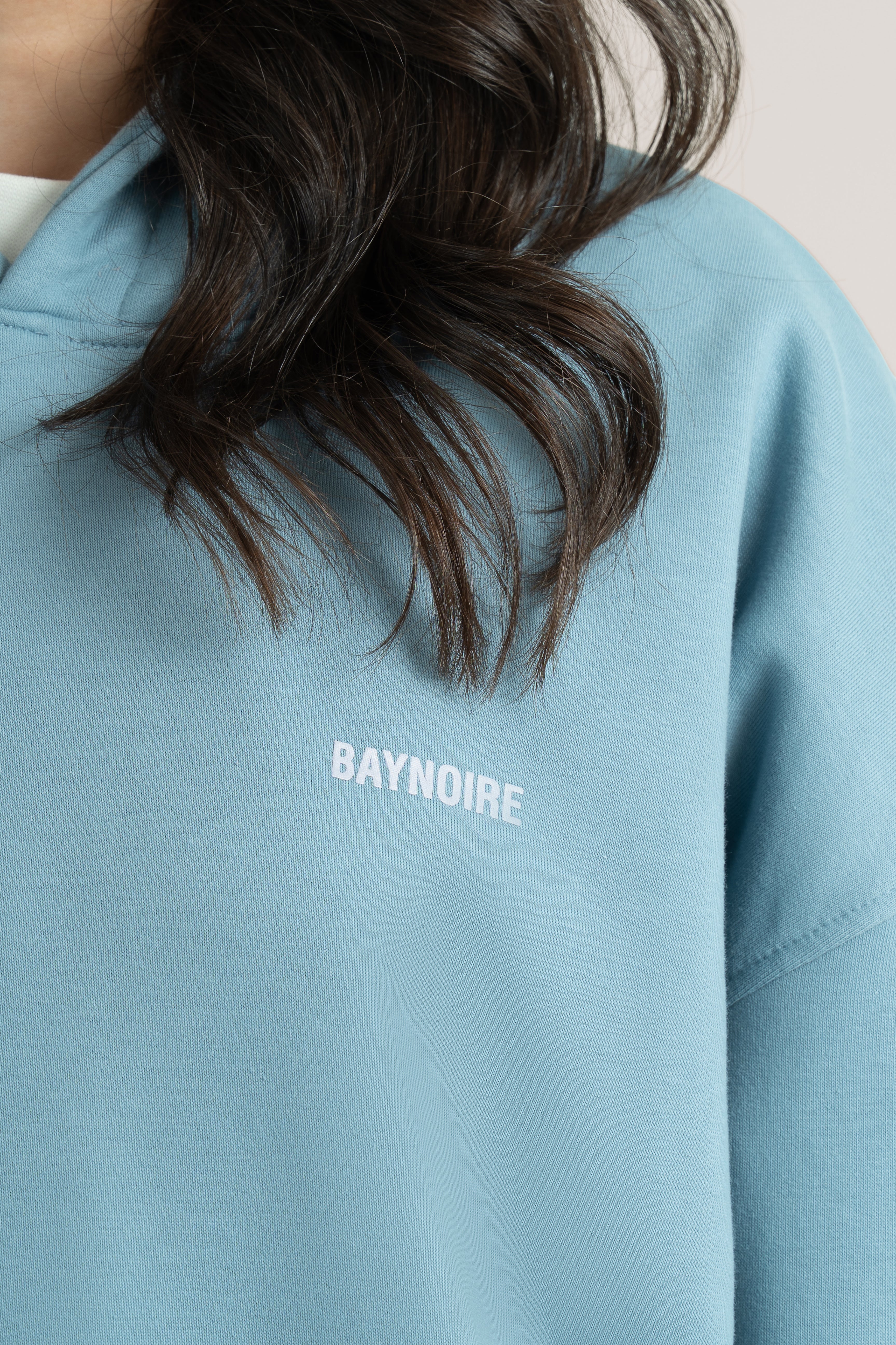 Baby Blue Logo II PL Oversized Hoodie