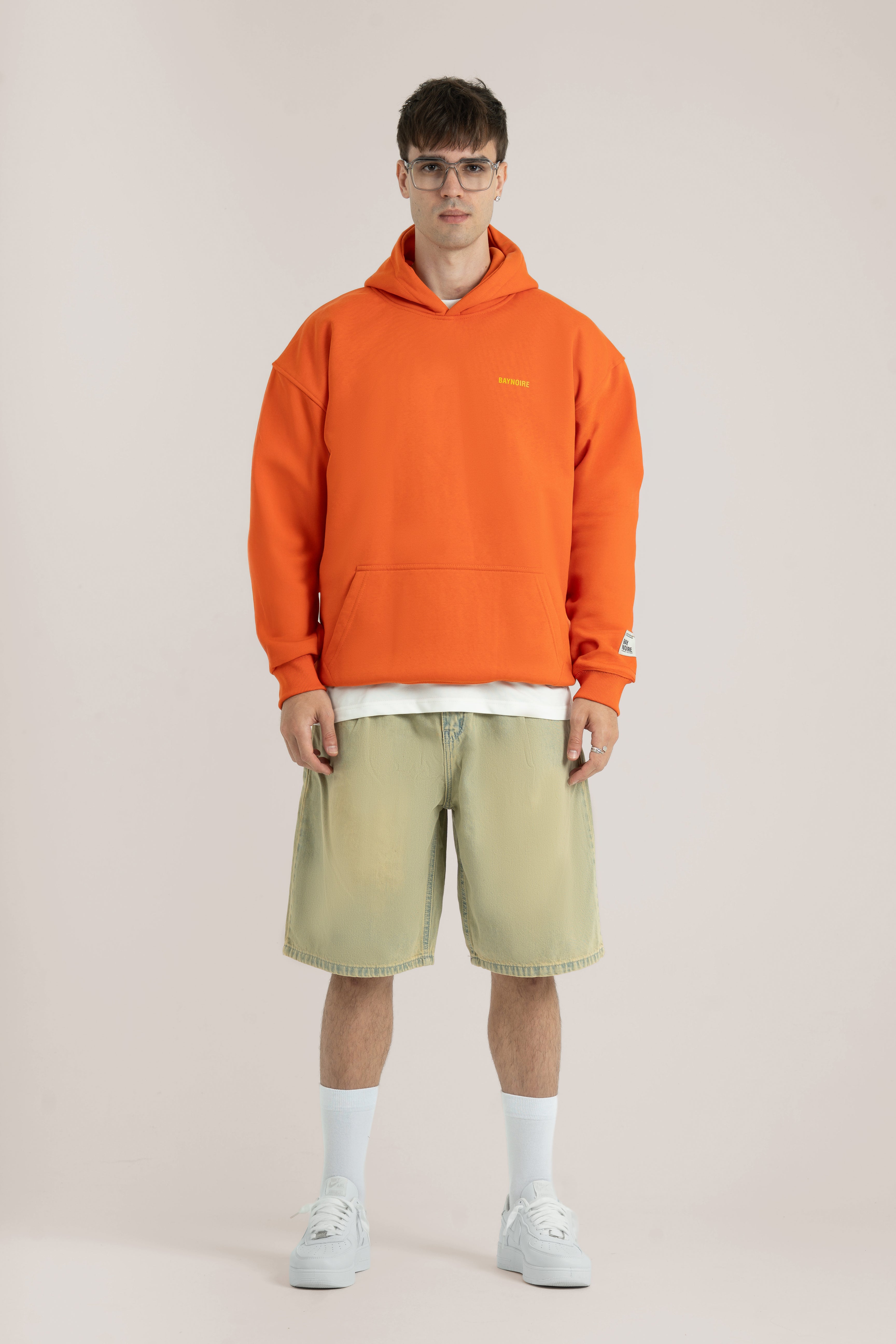 Orange Logo II PL Oversized Hoodie