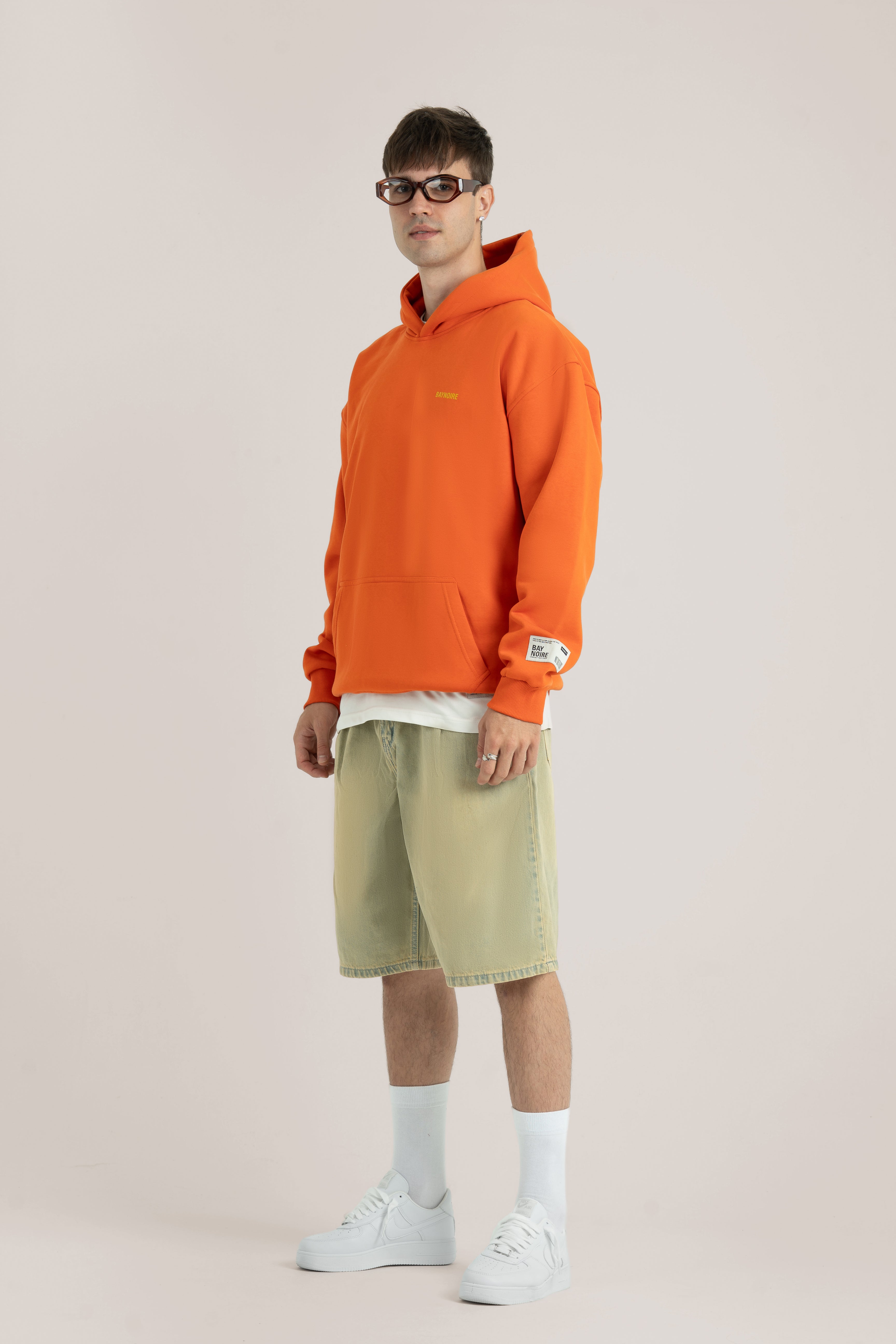 Orange Logo II PL Oversized Hoodie