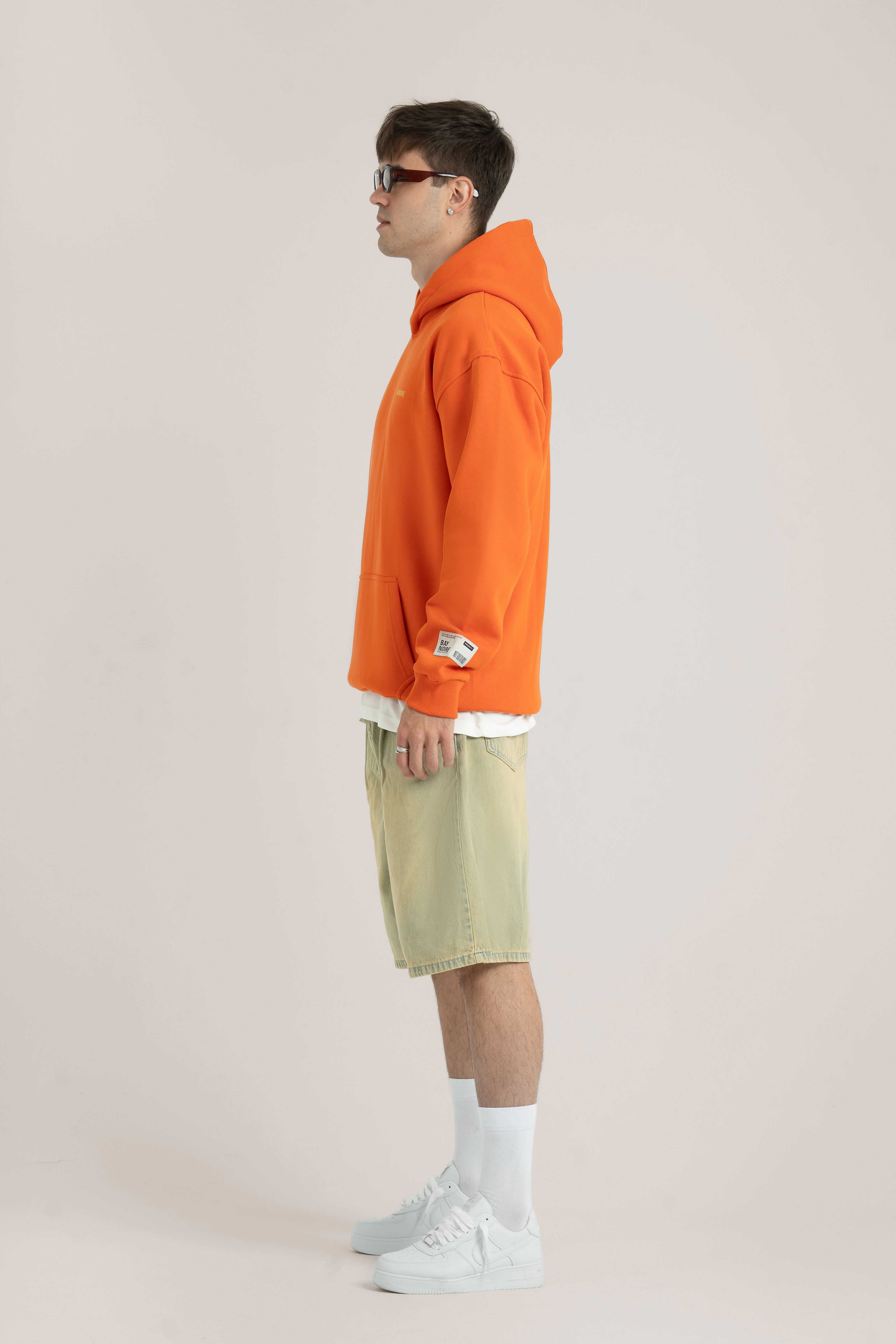 Orange Logo II PL Oversized Hoodie