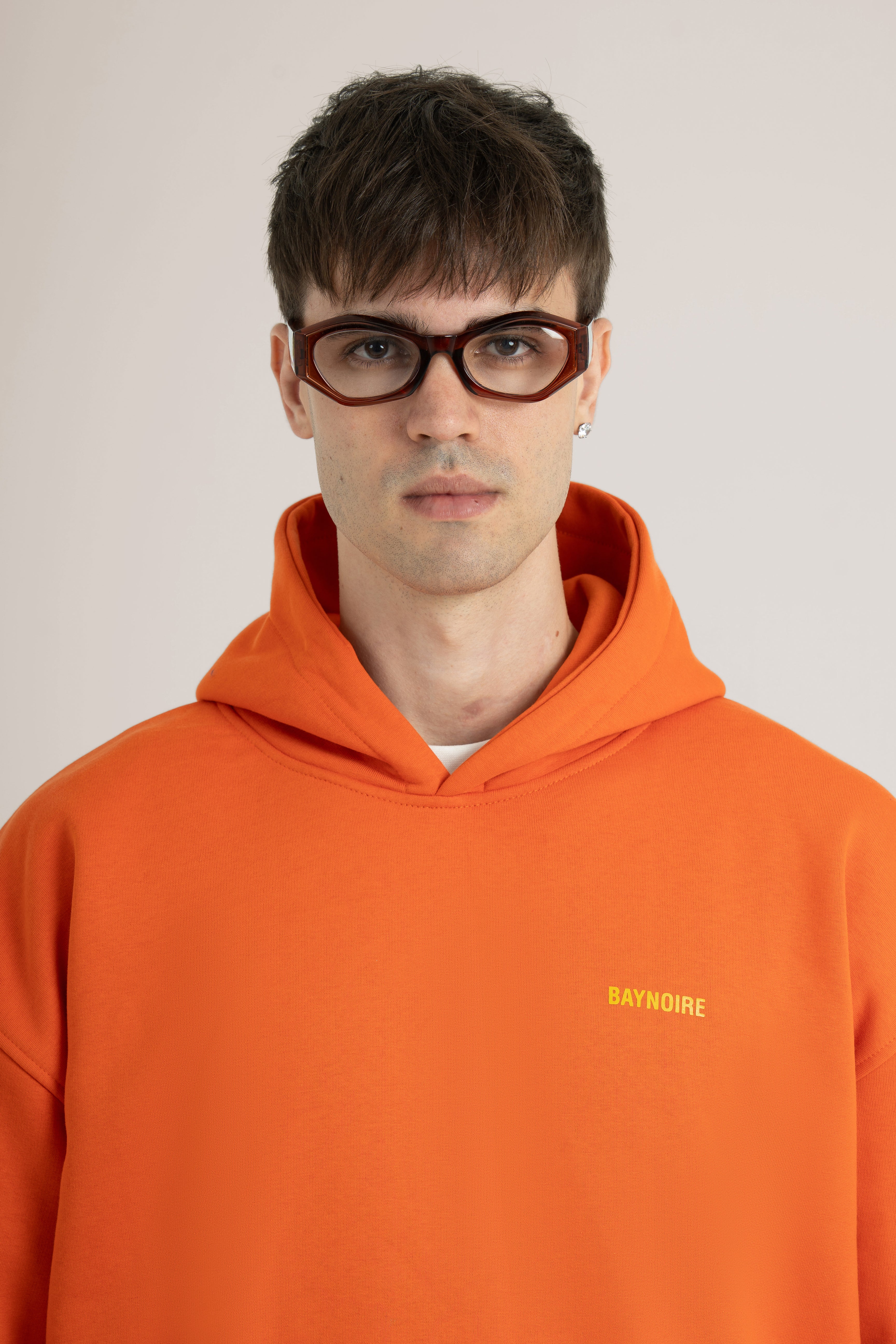 Orange Logo II PL Oversized Hoodie