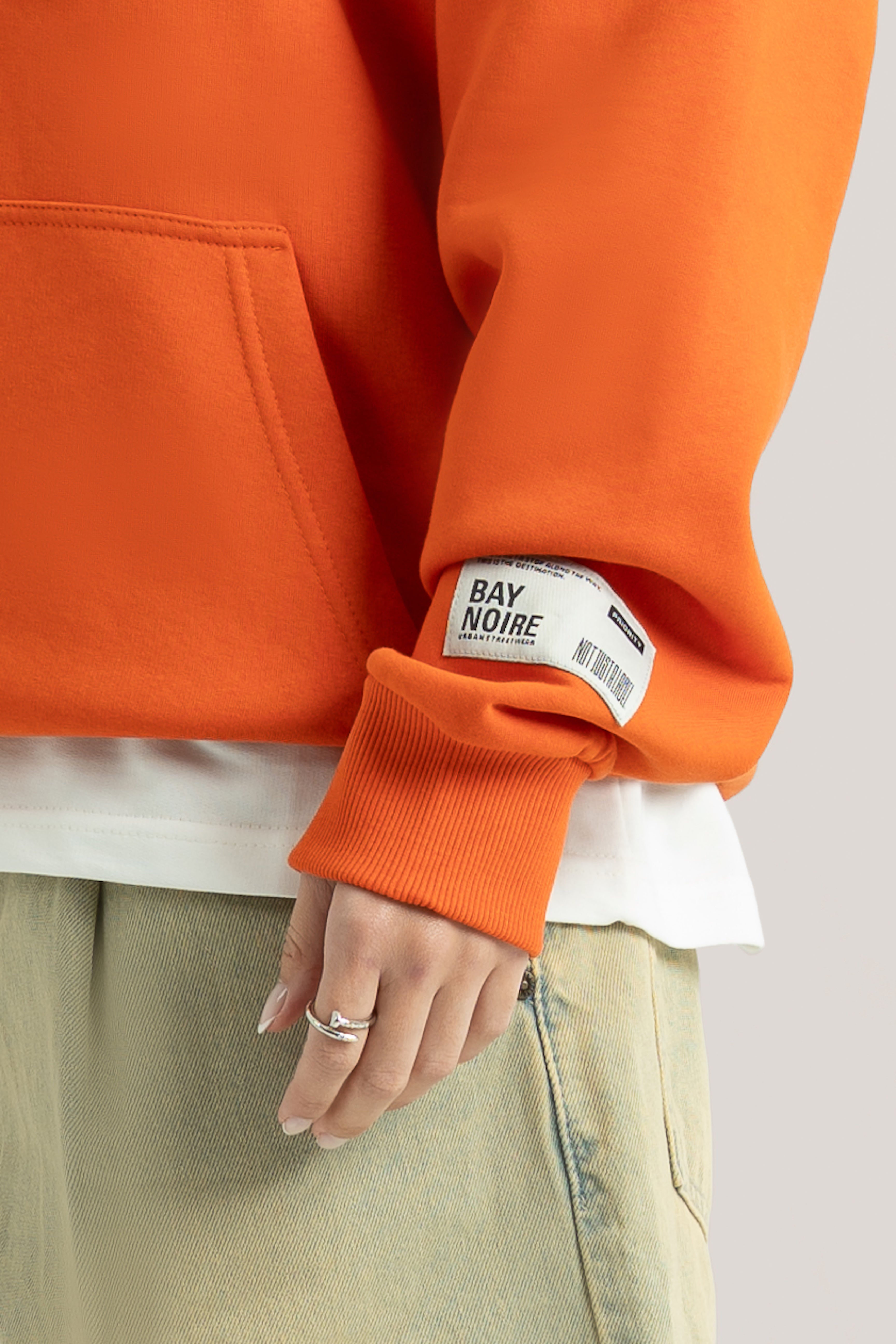 Orange Logo II PL Oversized Hoodie