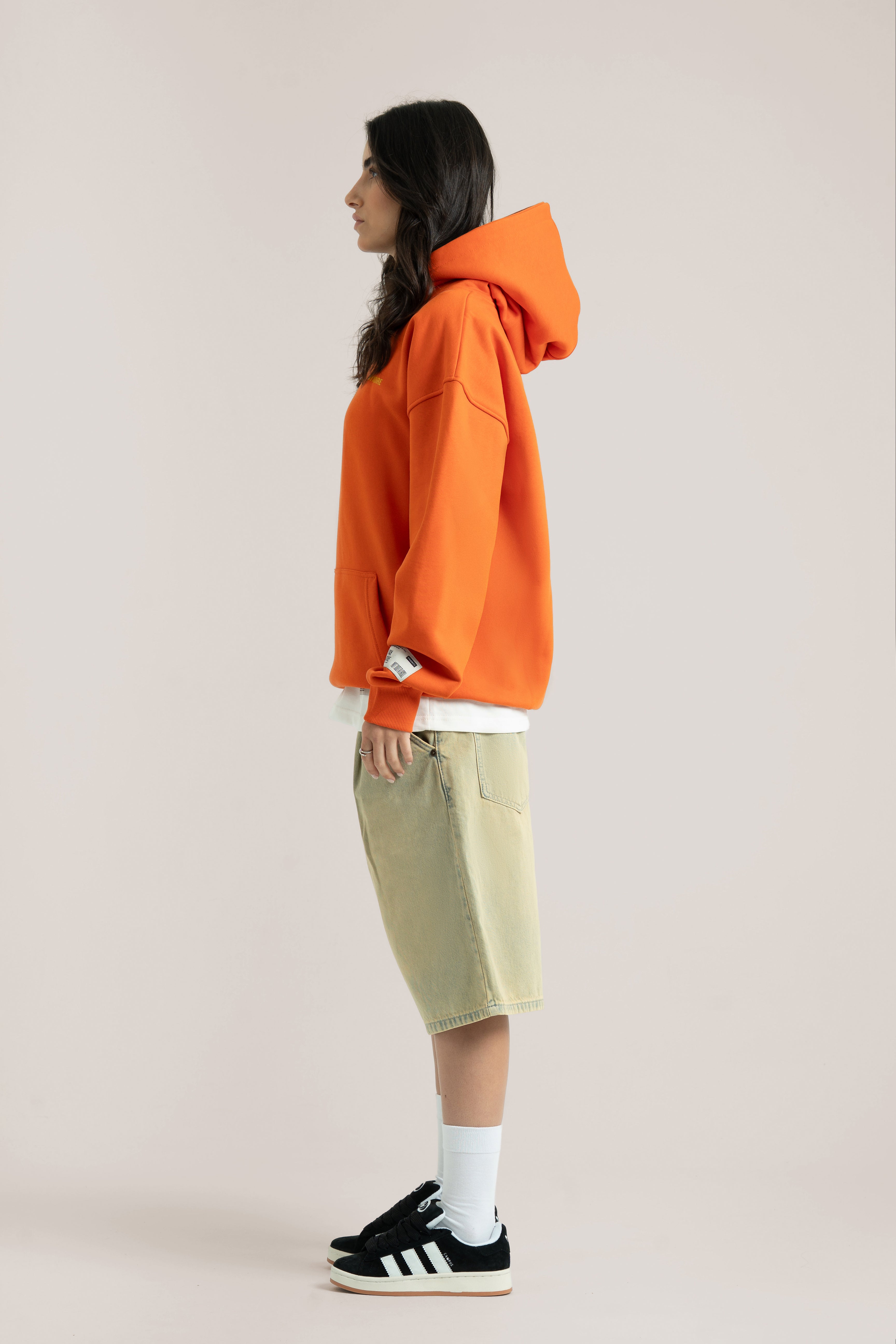 Orange Logo II PL Oversized Hoodie