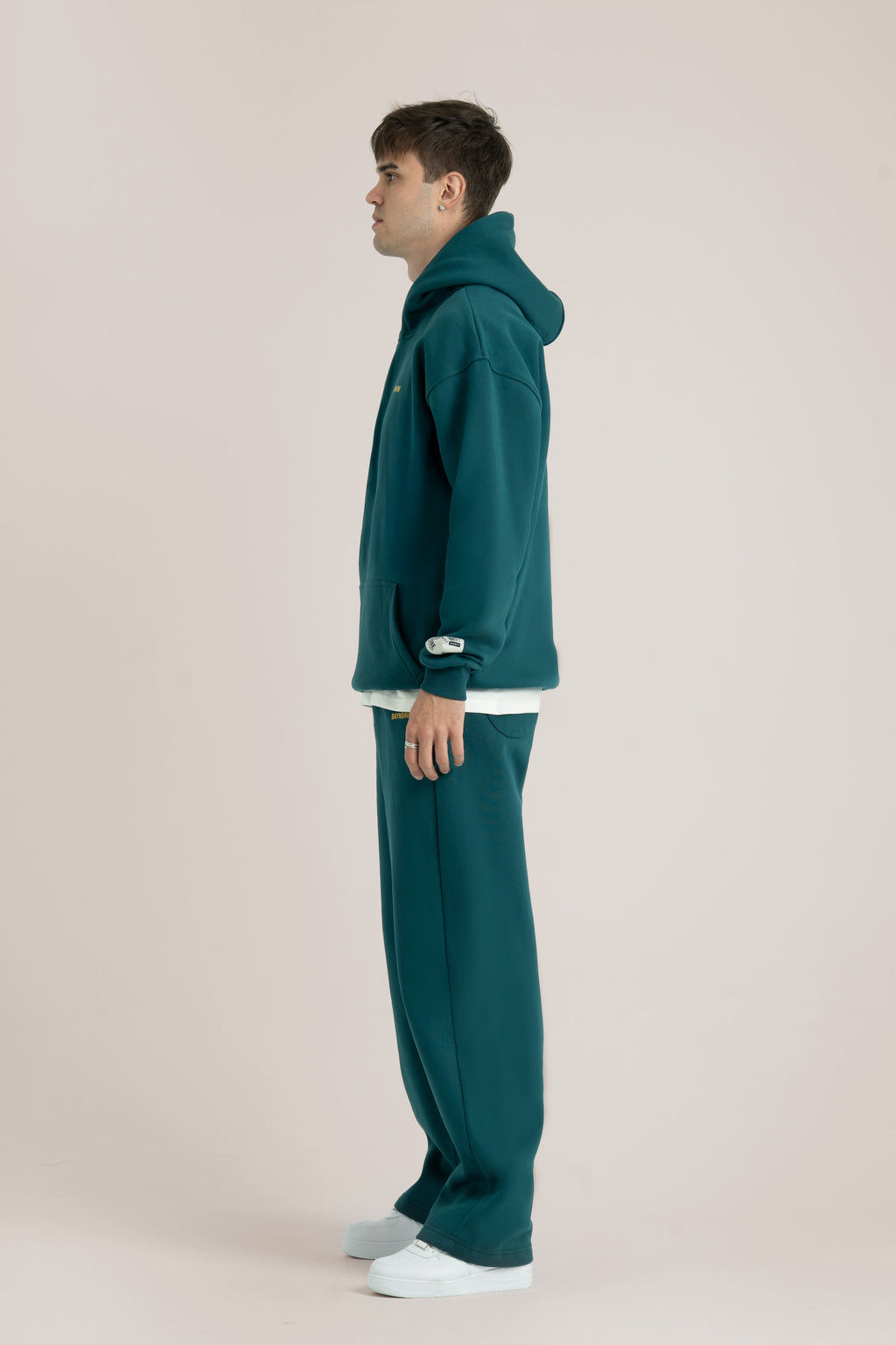 Teal Logo II PL Oversized Hoodie