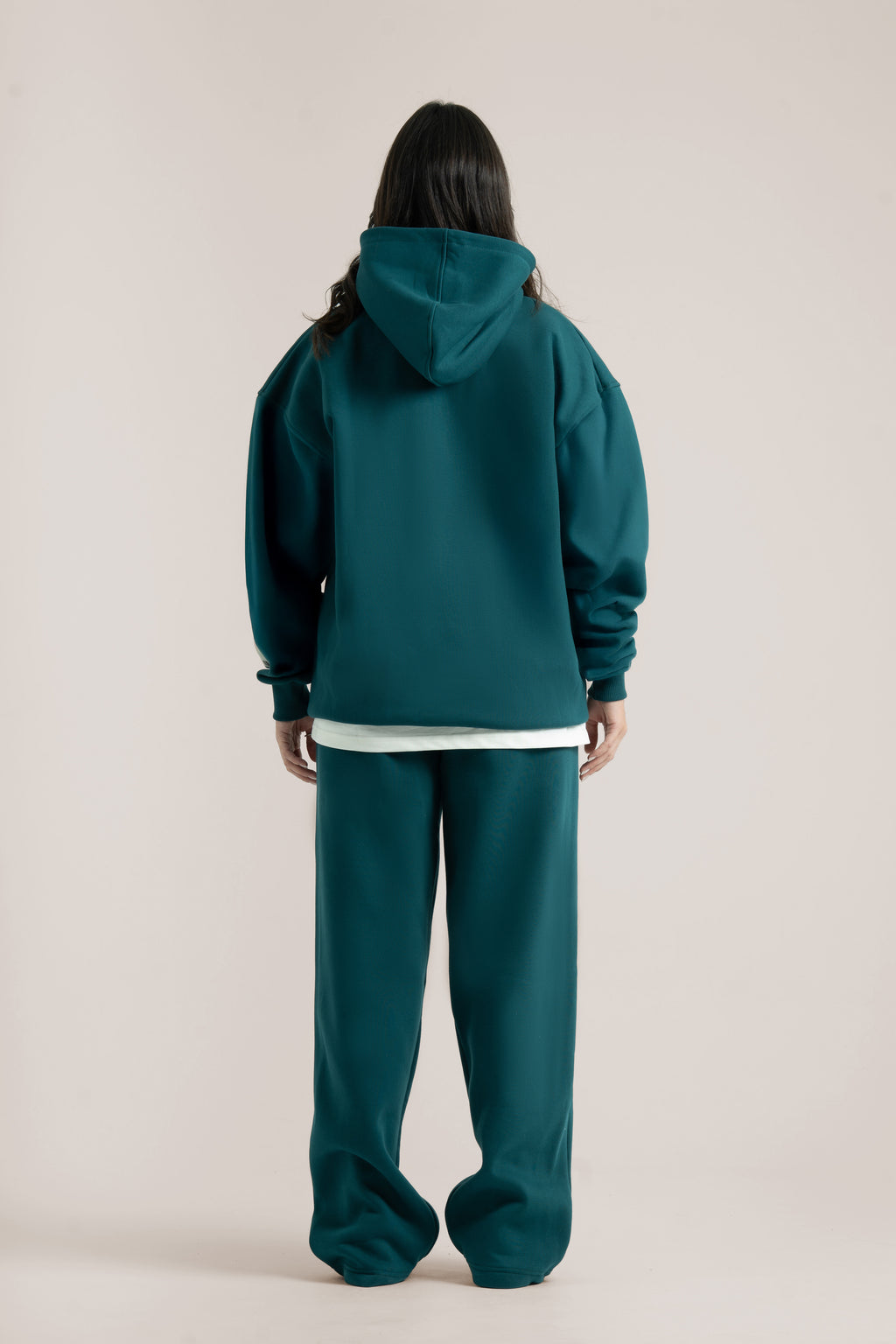Teal Logo II PL Oversized Hoodie