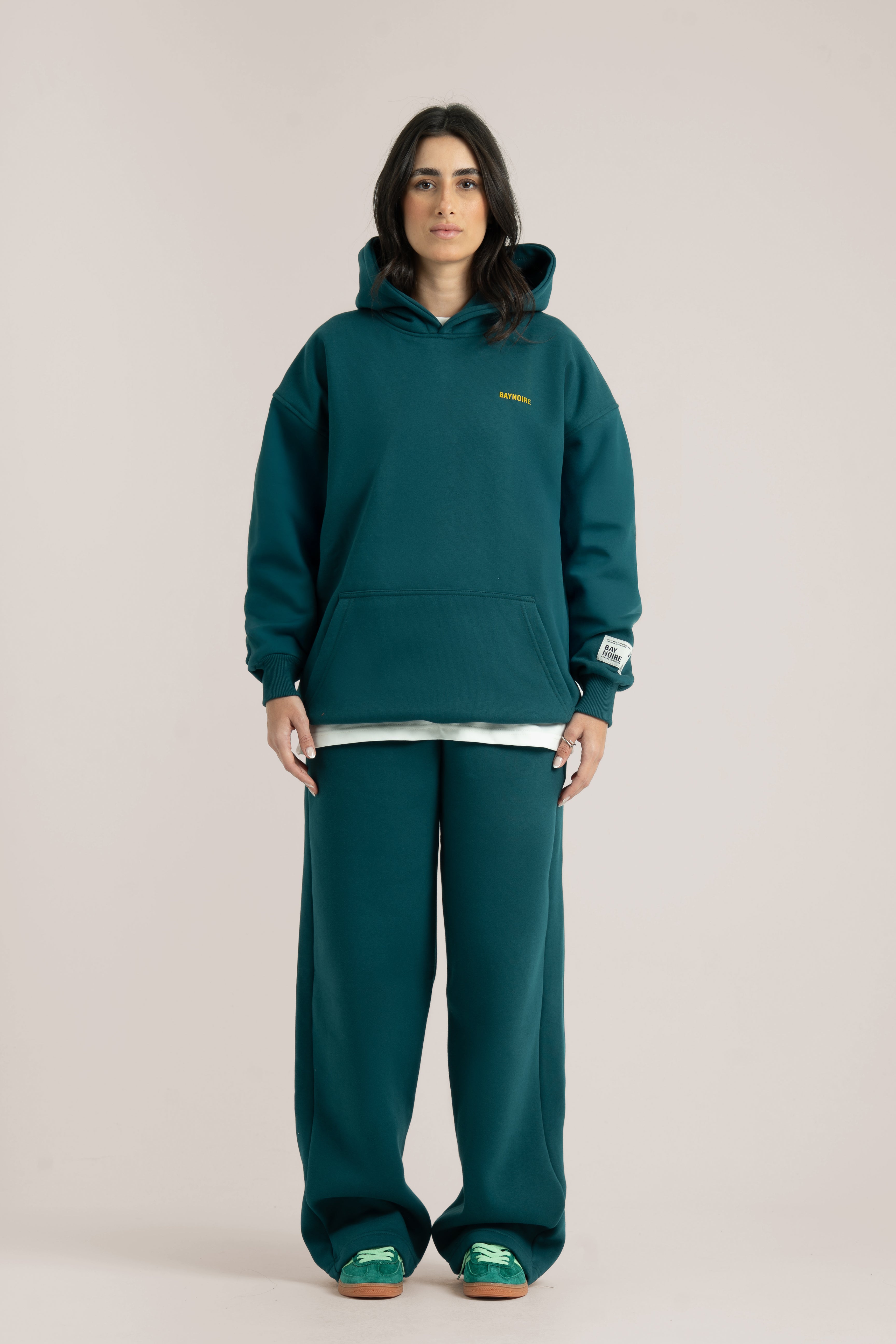 Teal Logo II PL Oversized Hoodie