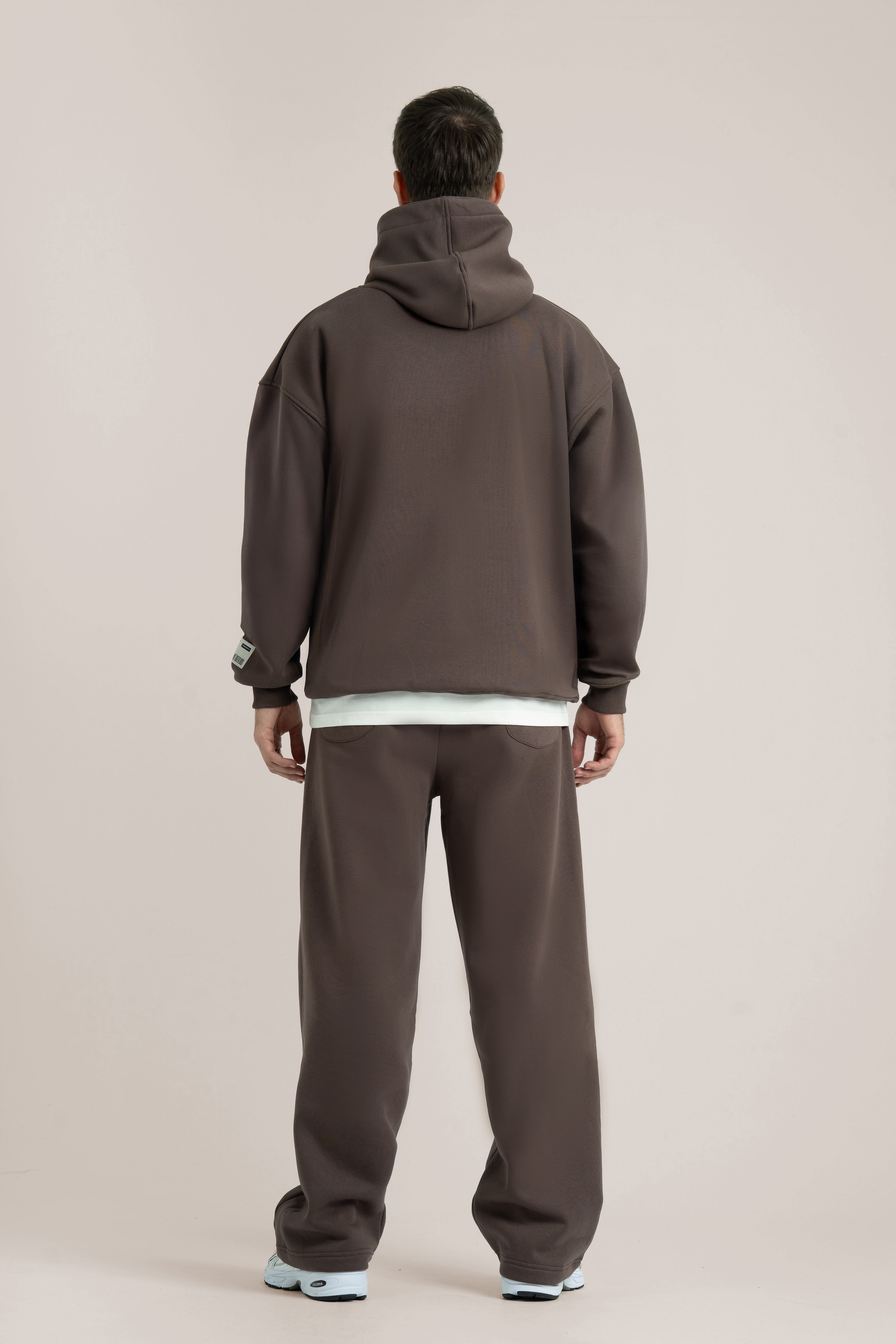 Brown Logo II PL Oversized Hoodie