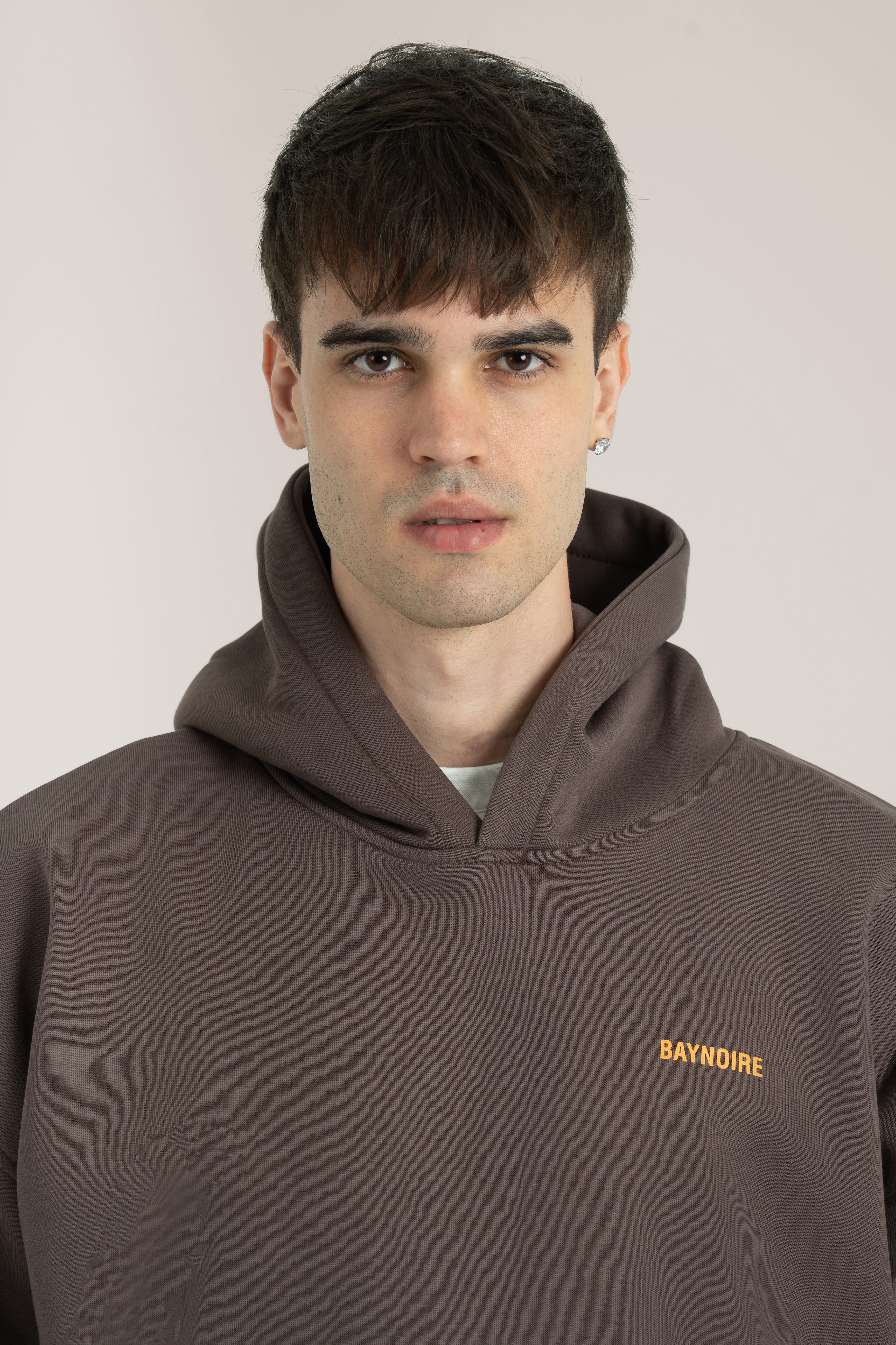 Brown Logo II PL Oversized Hoodie