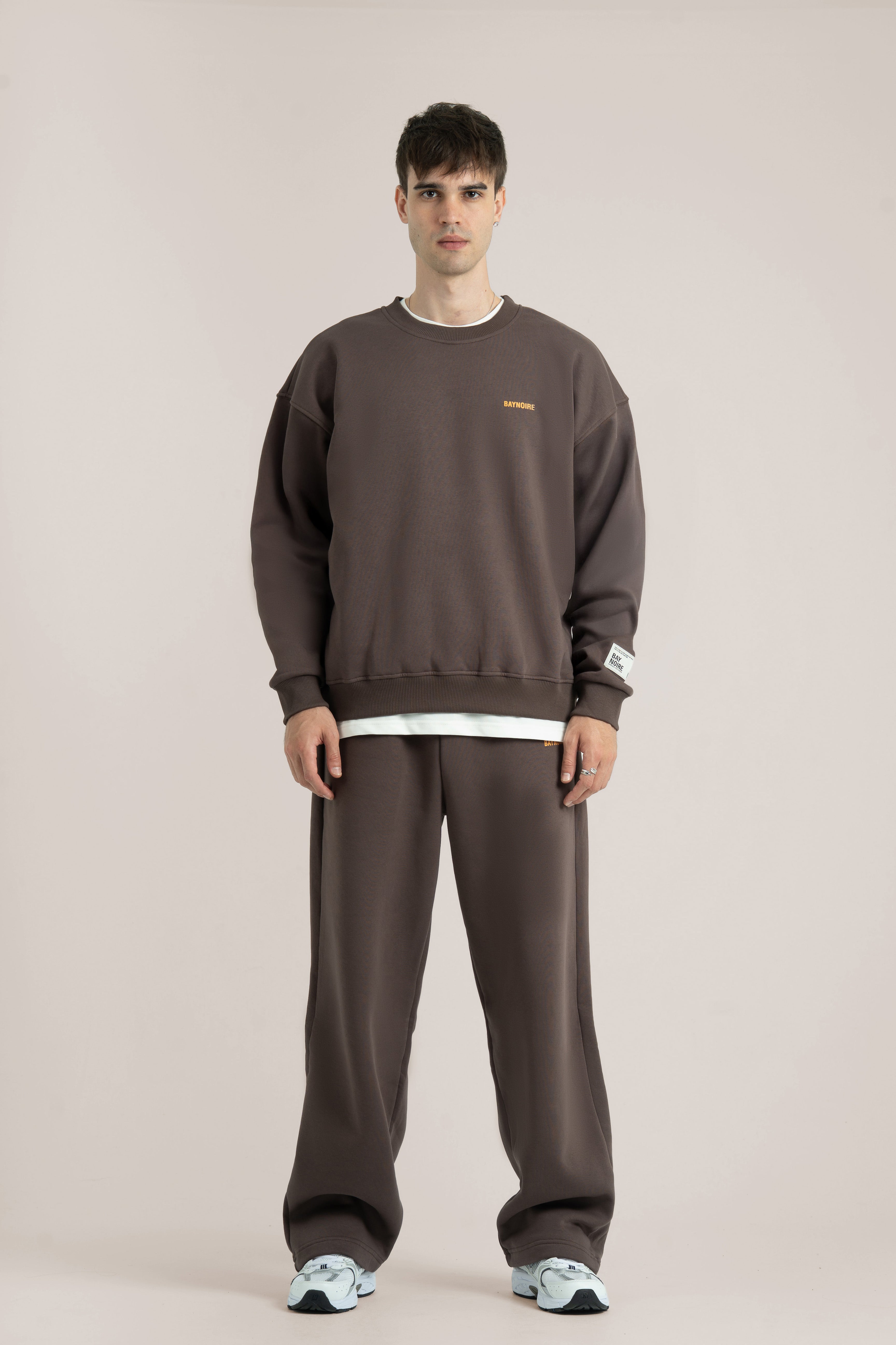 Brown Logo II PL Oversized Sweatshirt