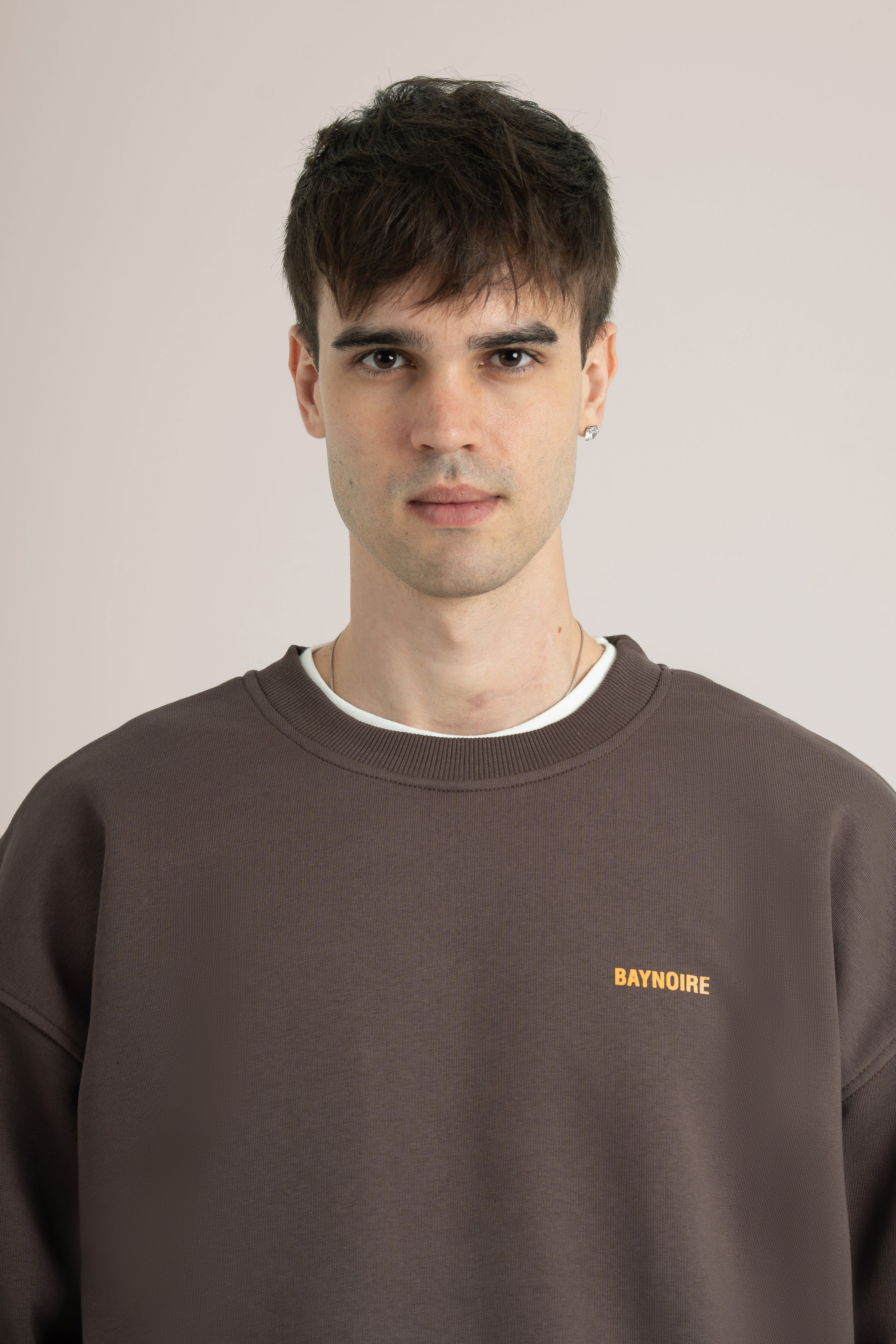 Brown Logo II PL Oversized Sweatshirt