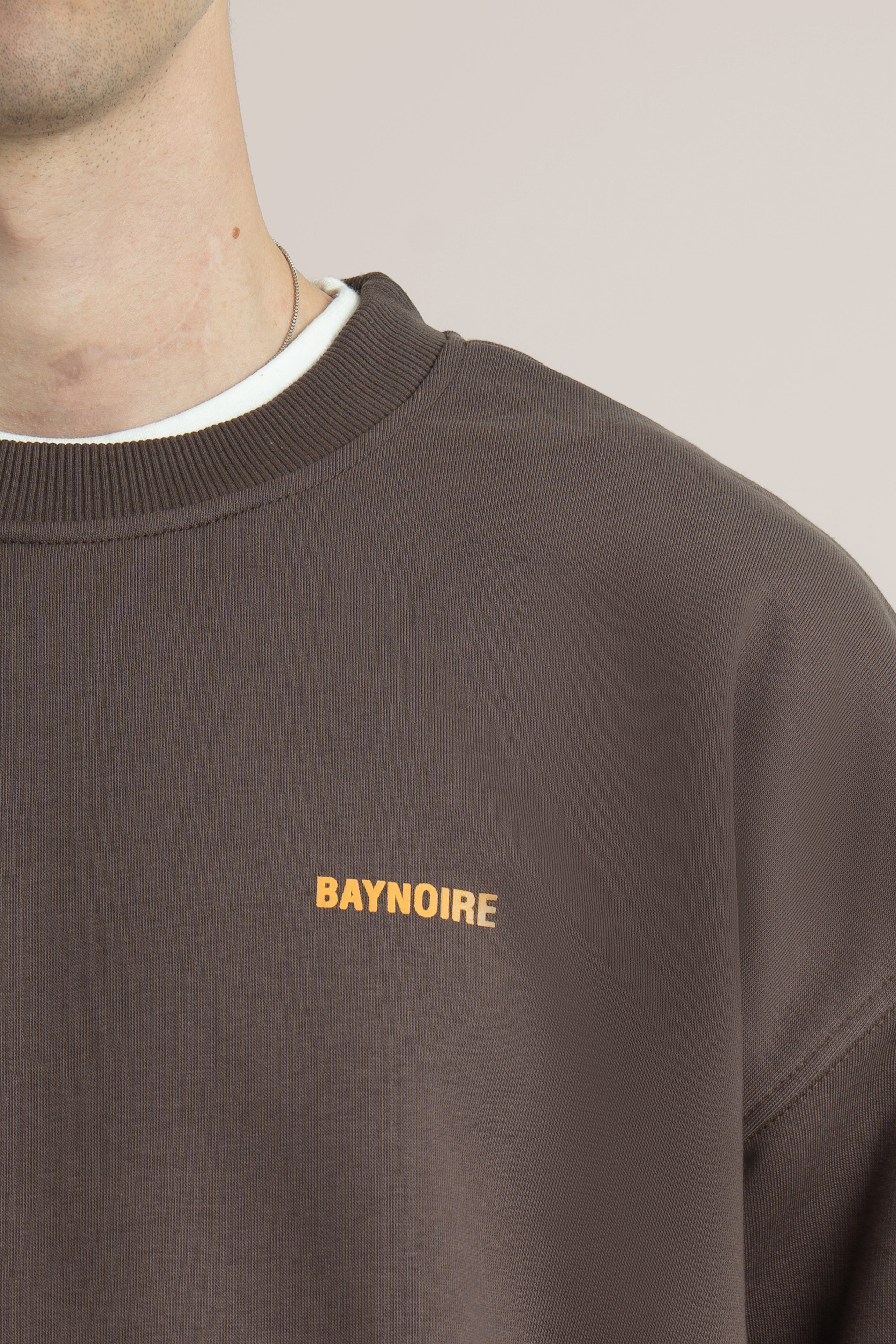 Brown Logo II PL Oversized Sweatshirt