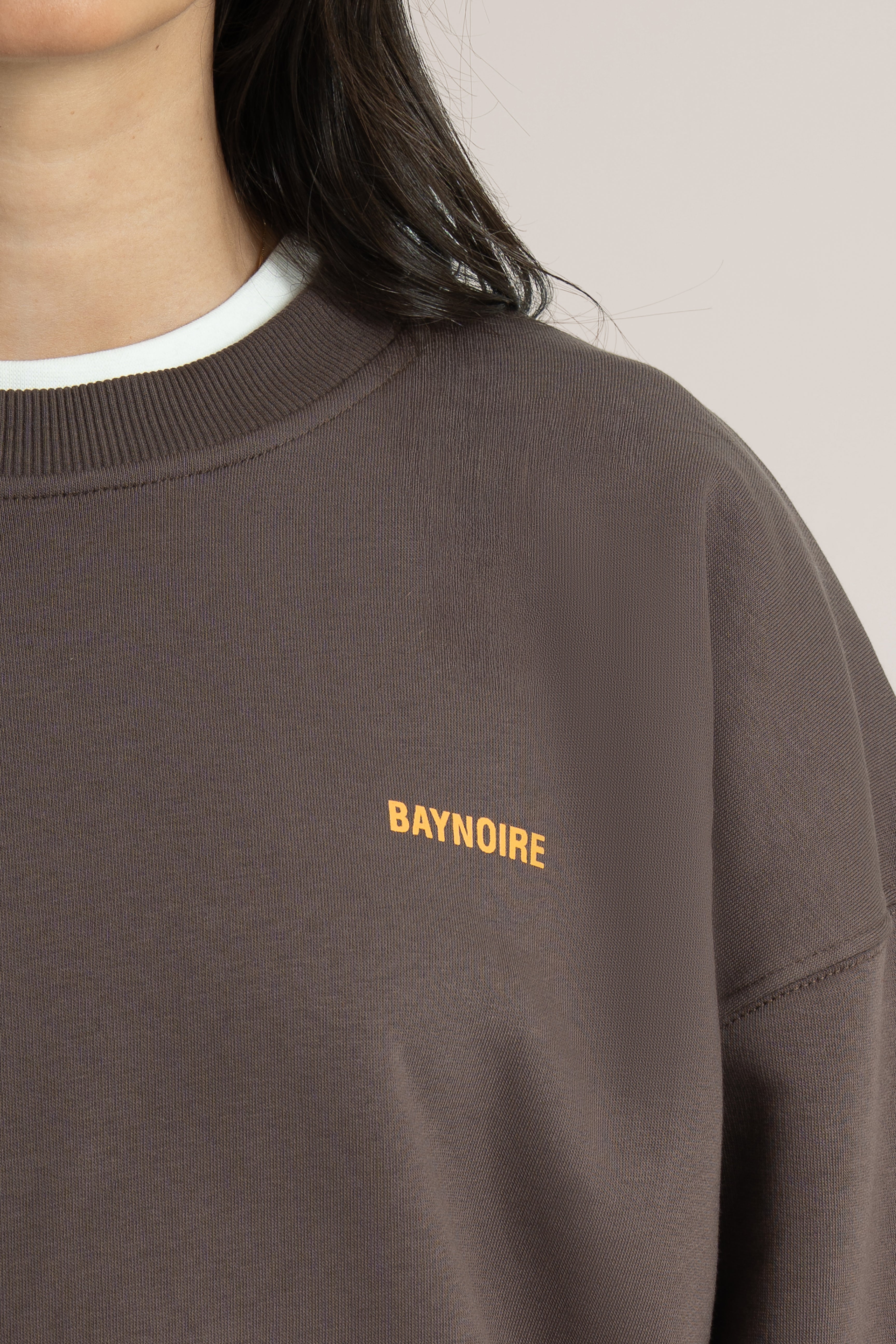 Brown Logo II PL Oversized Sweatshirt