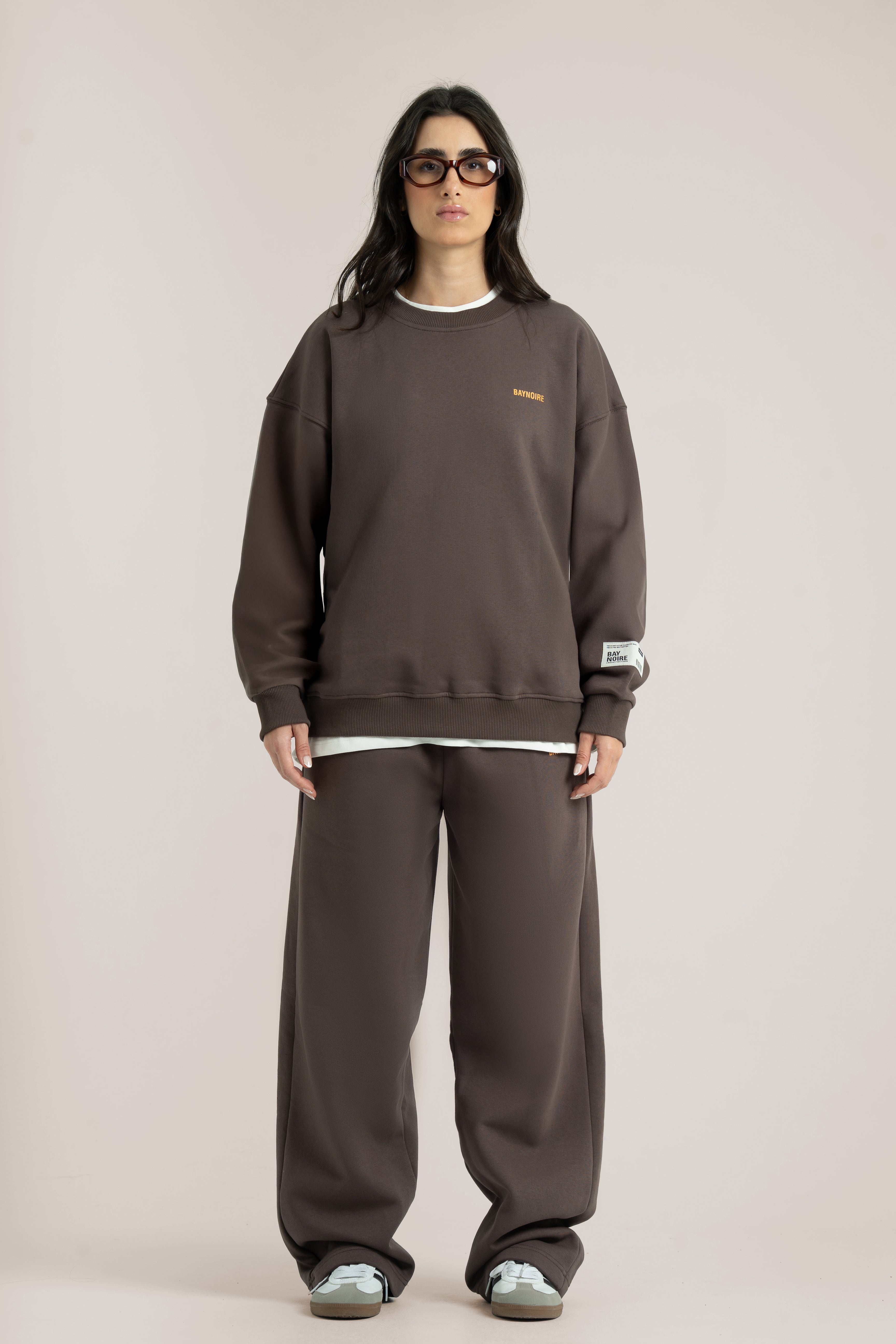 Brown Logo II PL Oversized Sweatshirt