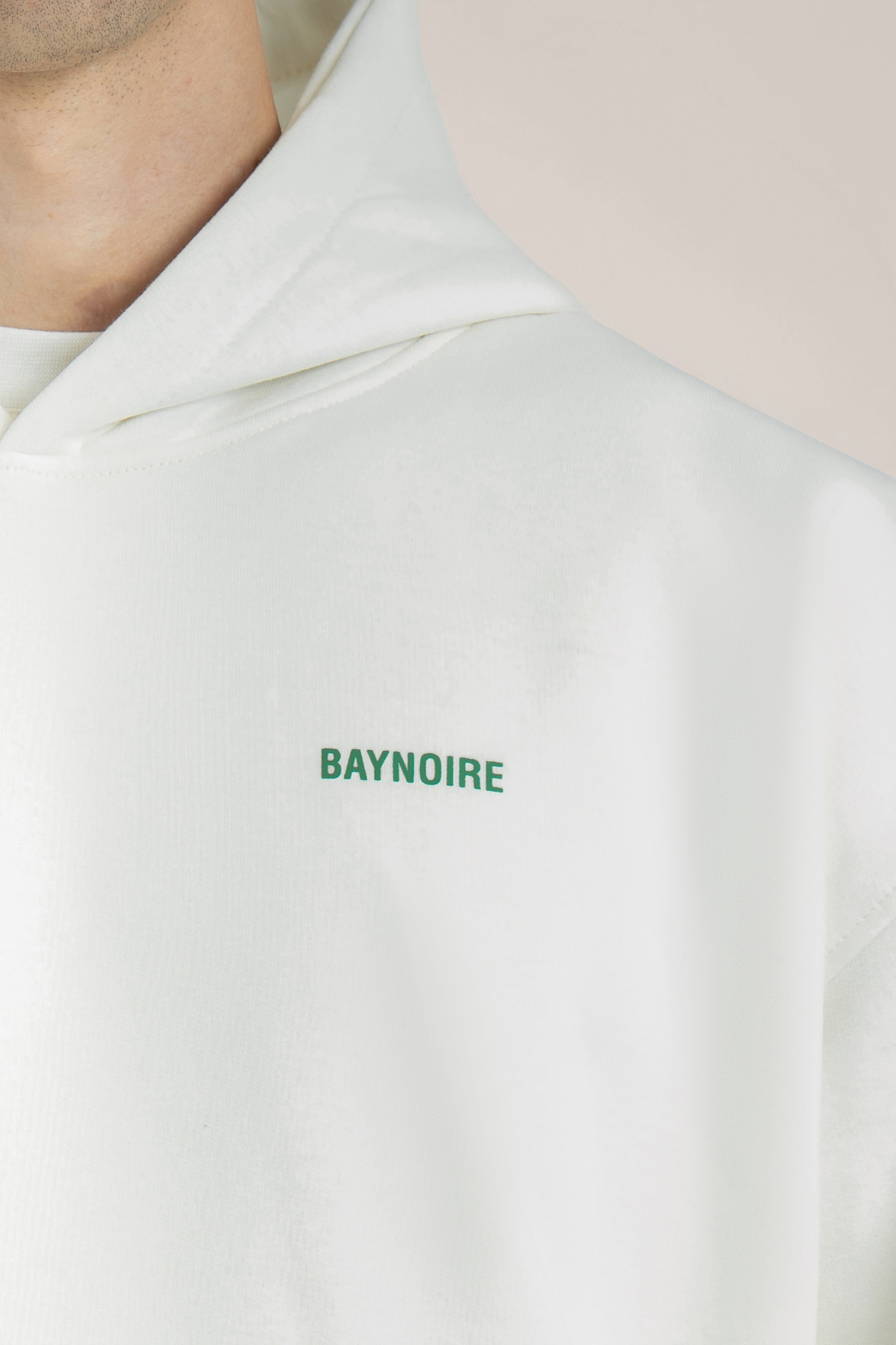 White Logo II PL Oversized Hoodie