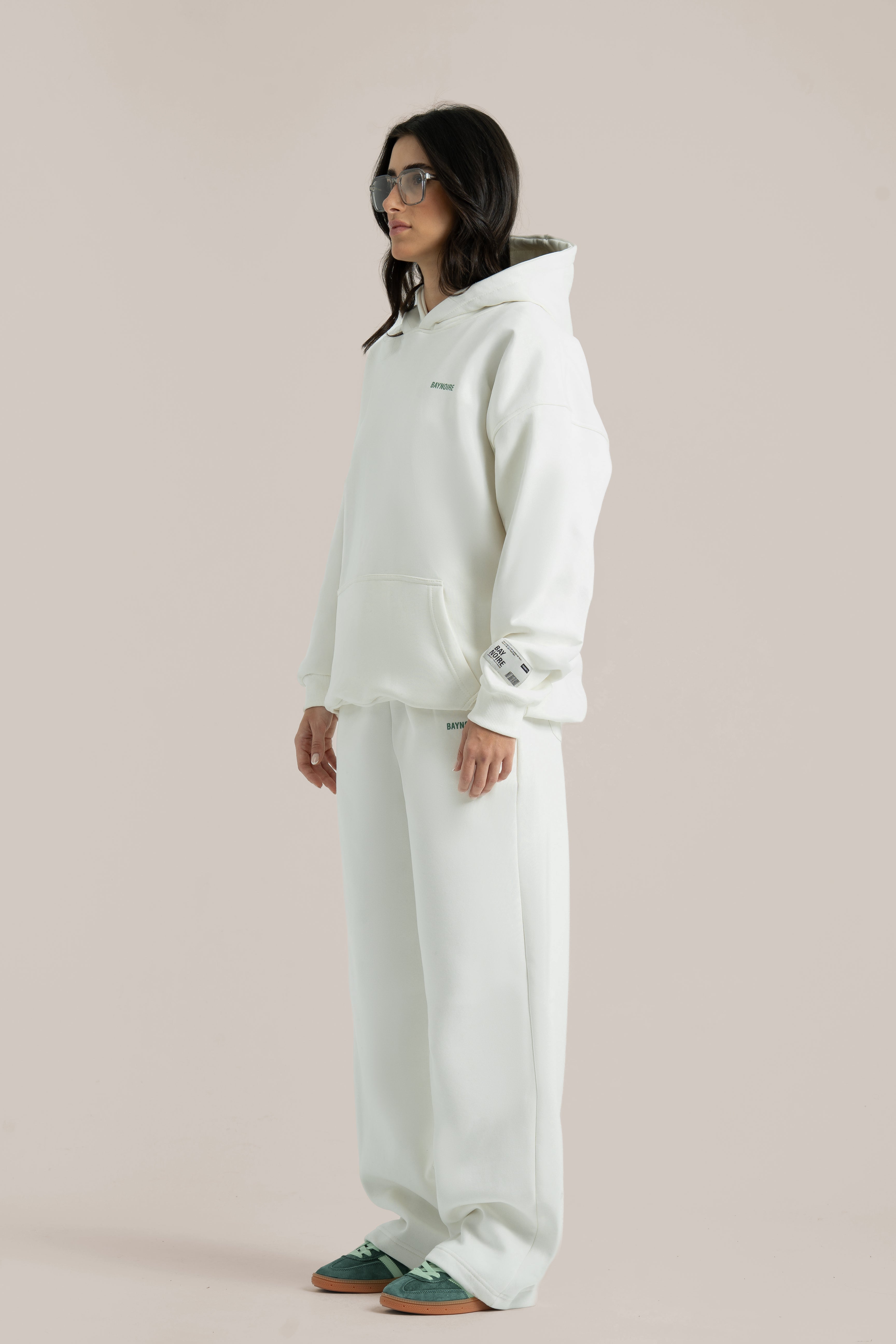 White Logo II PL Oversized Sweatpants