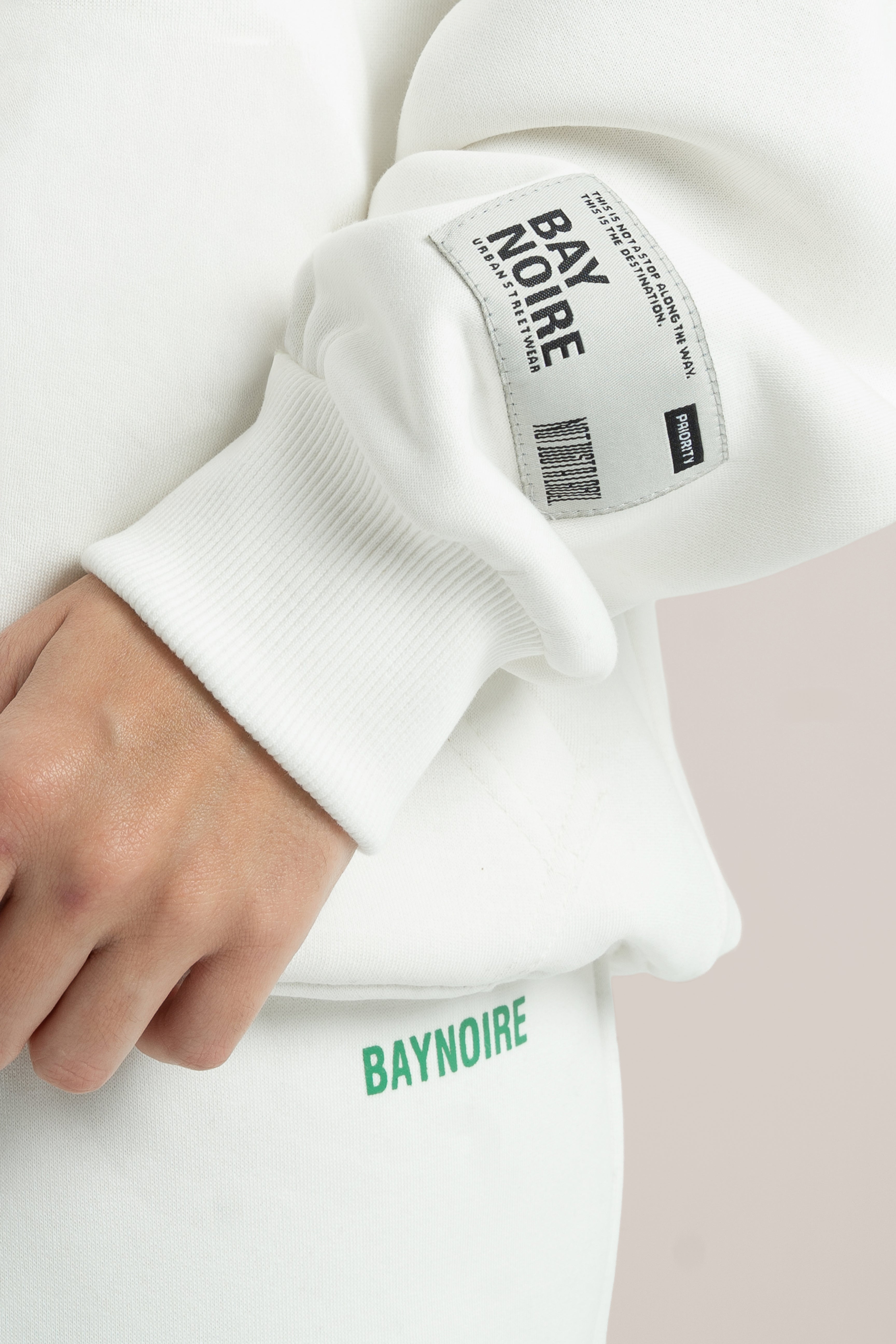 White Logo II PL Oversized Sweatshirt