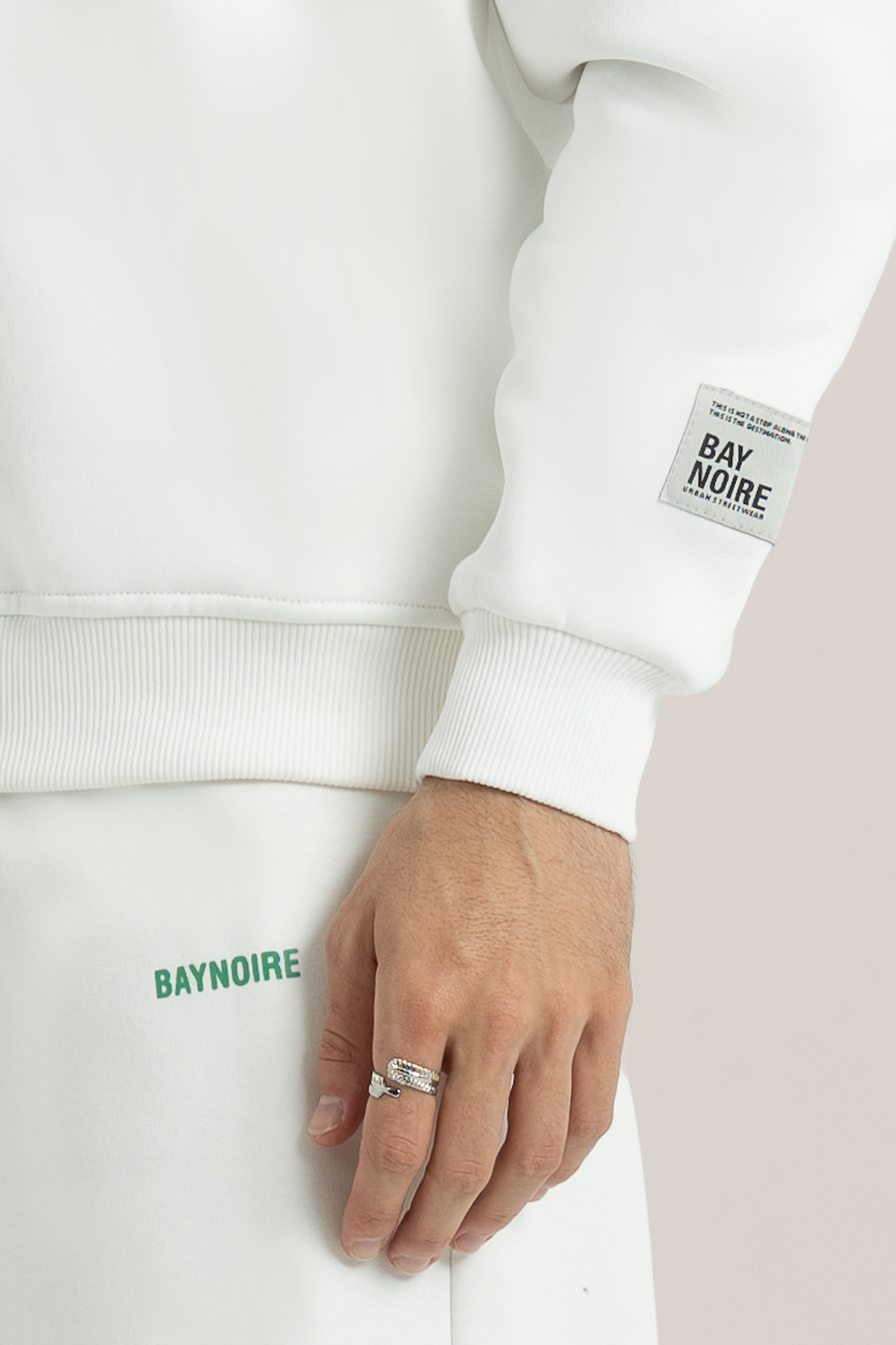 White Logo II PL Oversized Sweatshirt