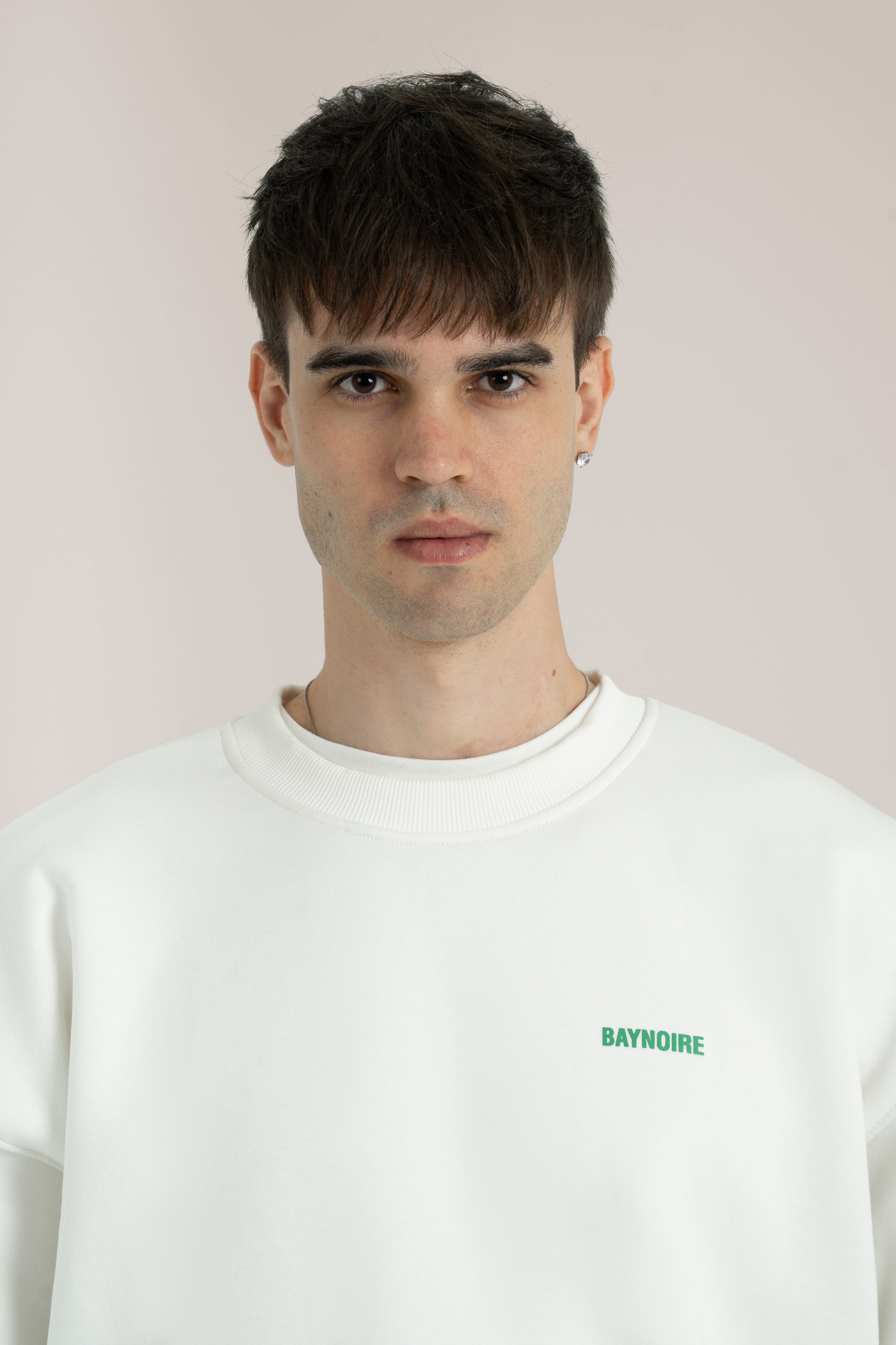 White Logo II PL Oversized Sweatshirt