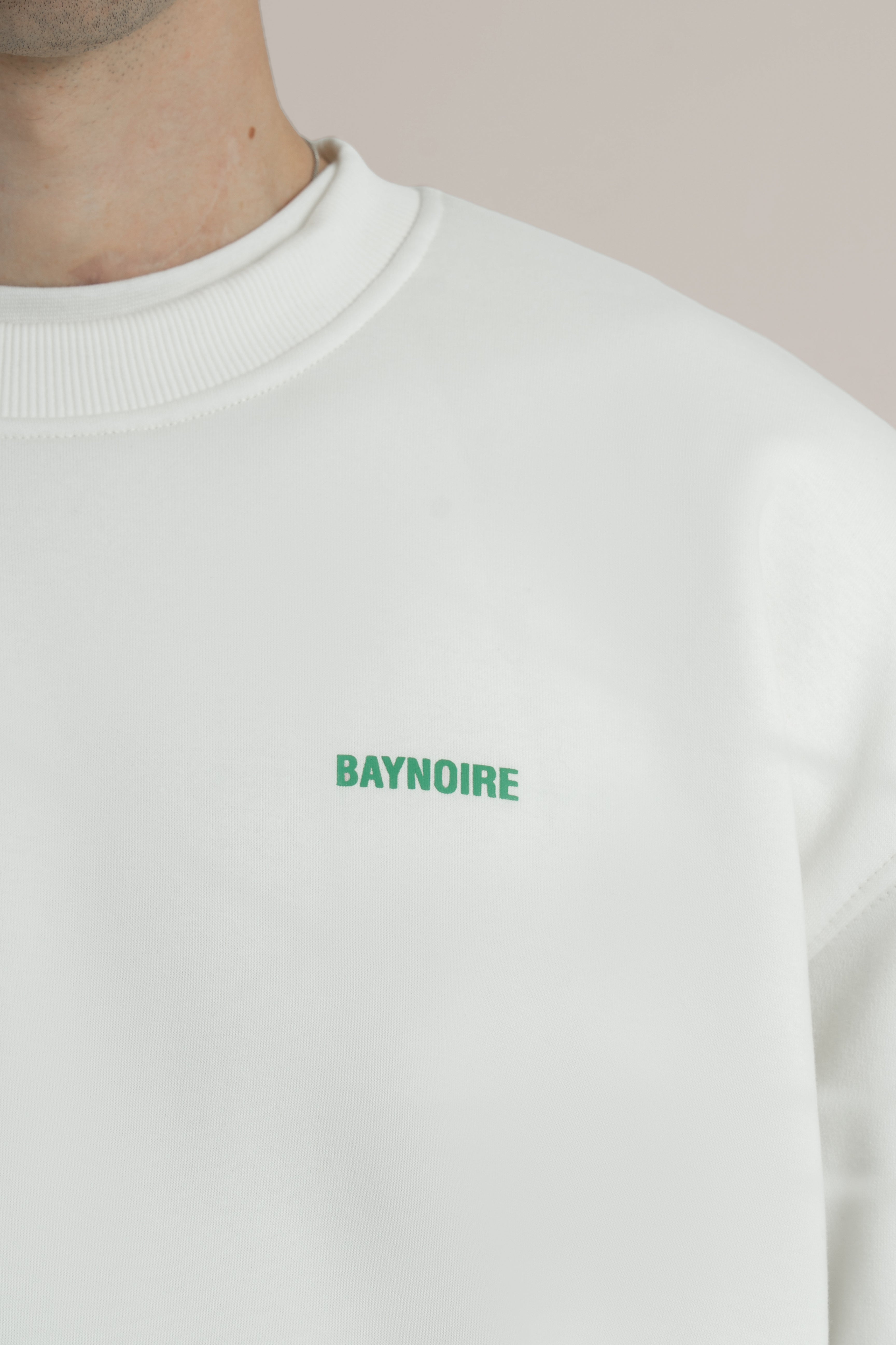 White Logo II PL Oversized Sweatshirt