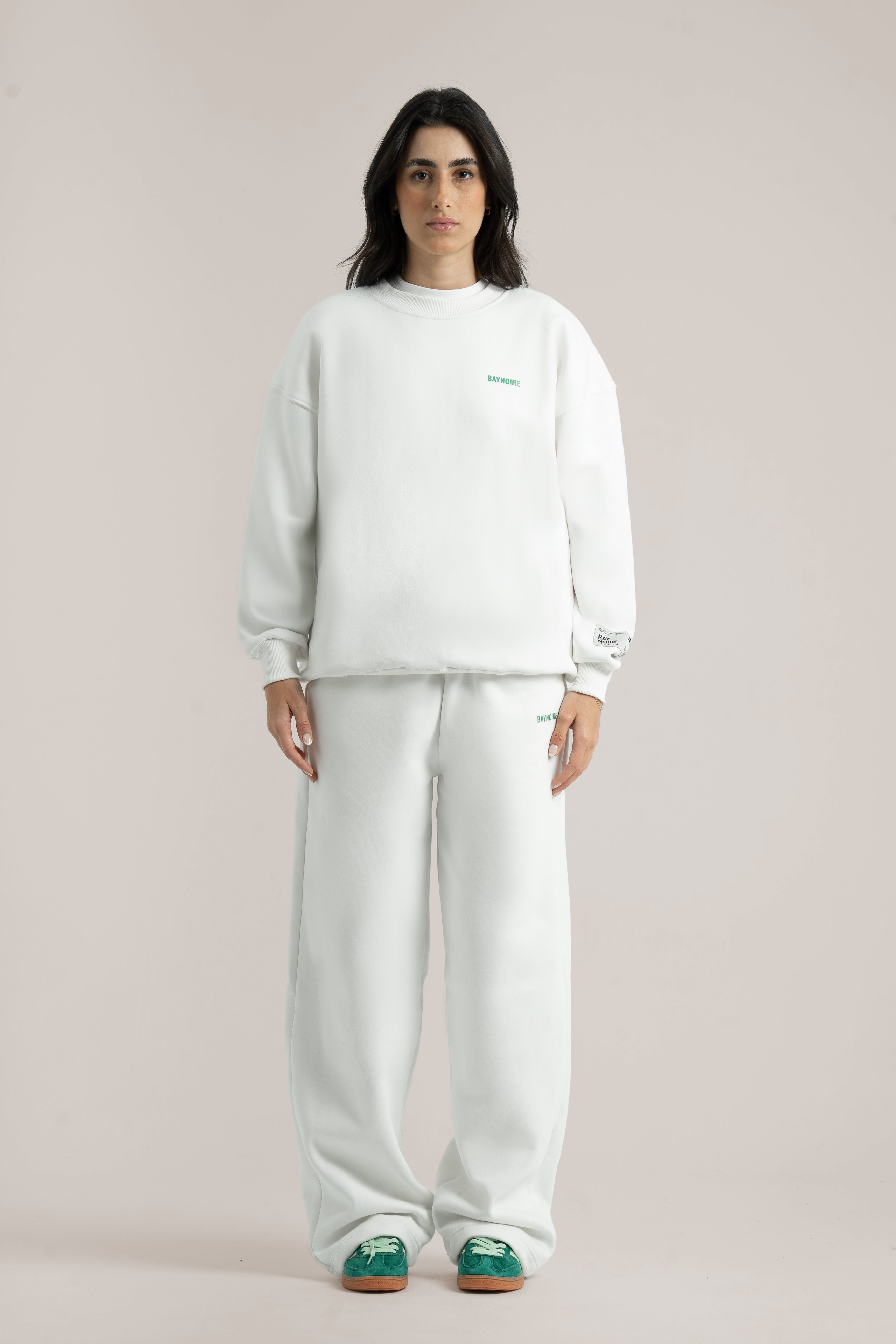 White Logo II PL Oversized Sweatshirt
