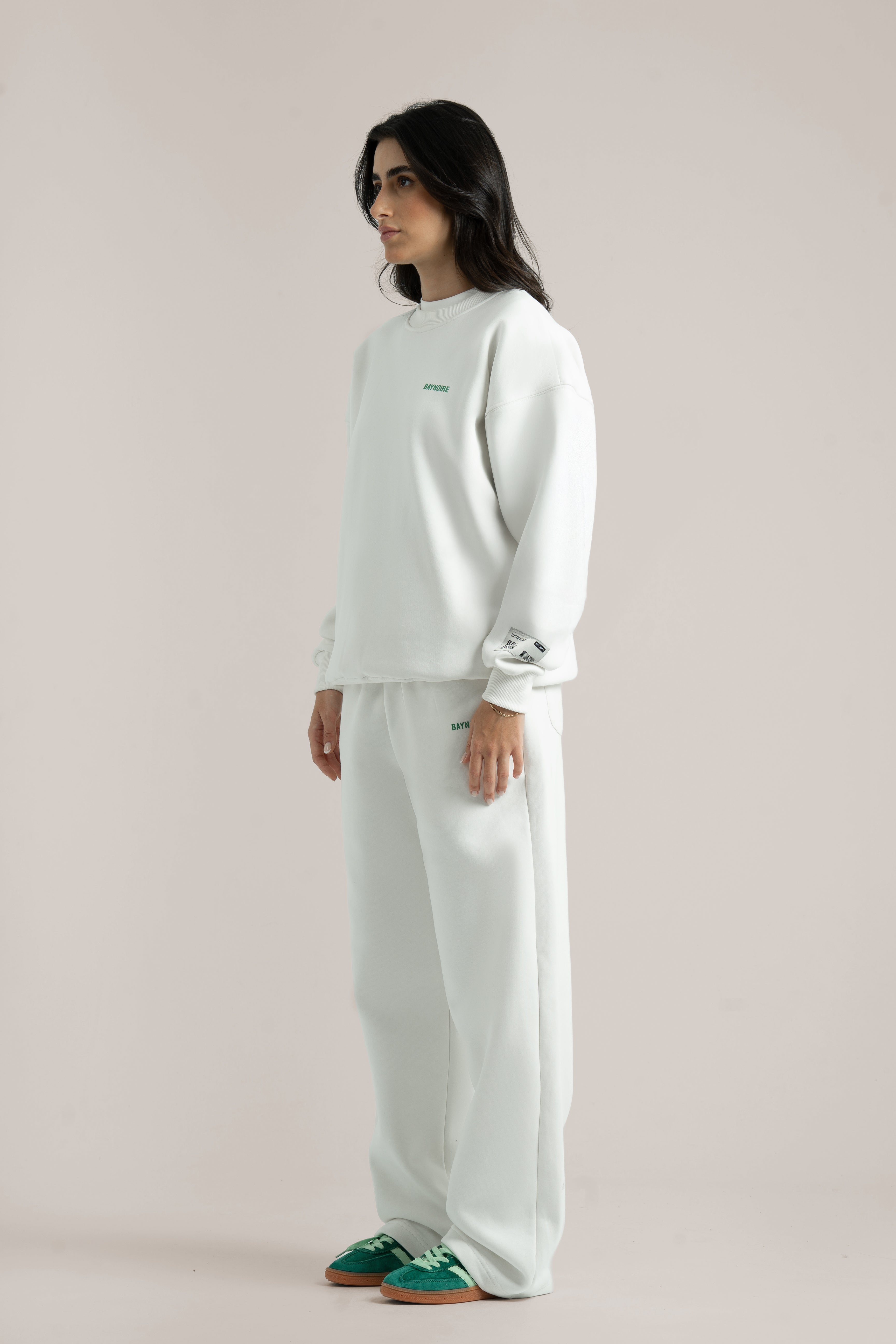 White Logo II PL Oversized Sweatshirt