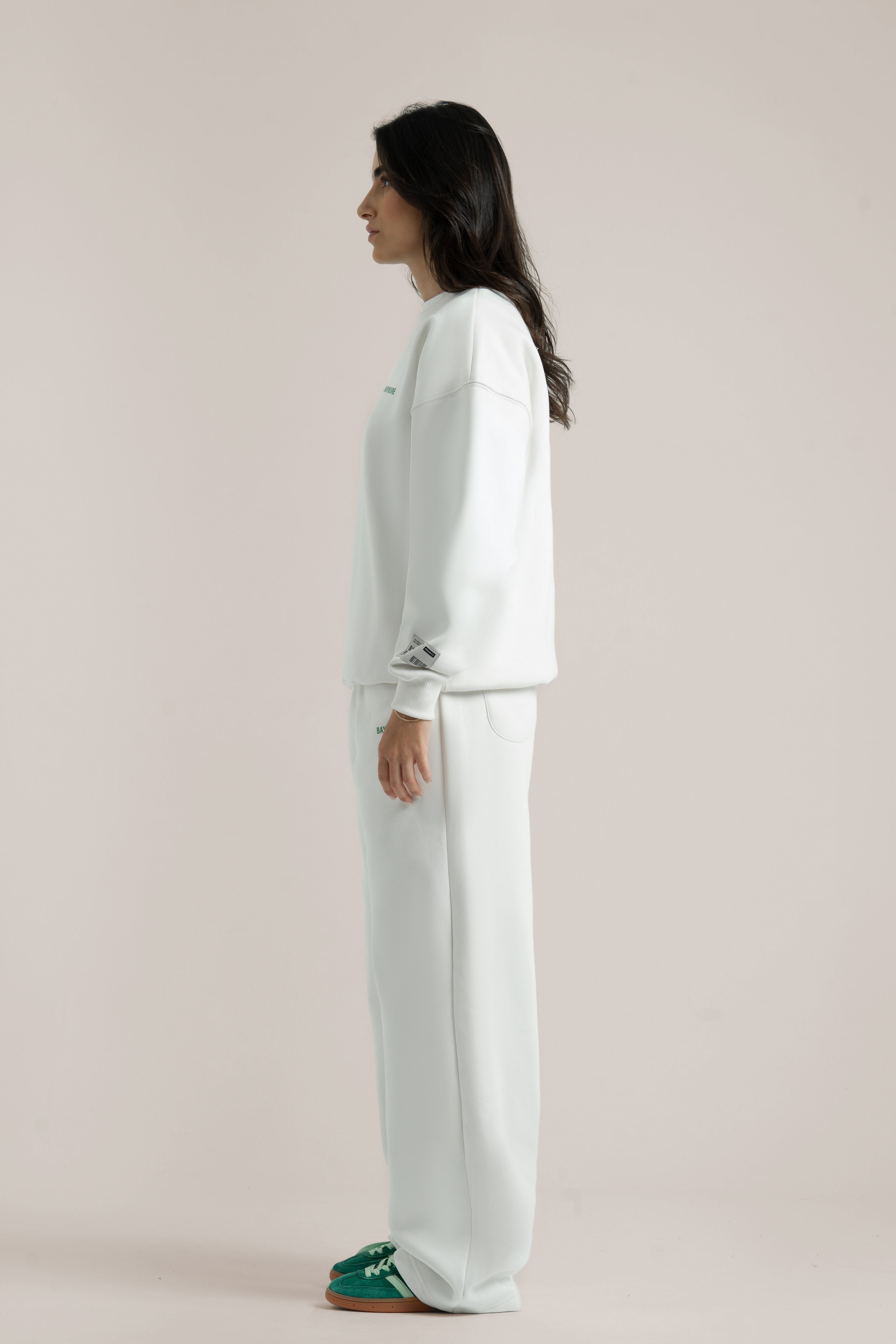 White Logo II PL Oversized Sweatshirt