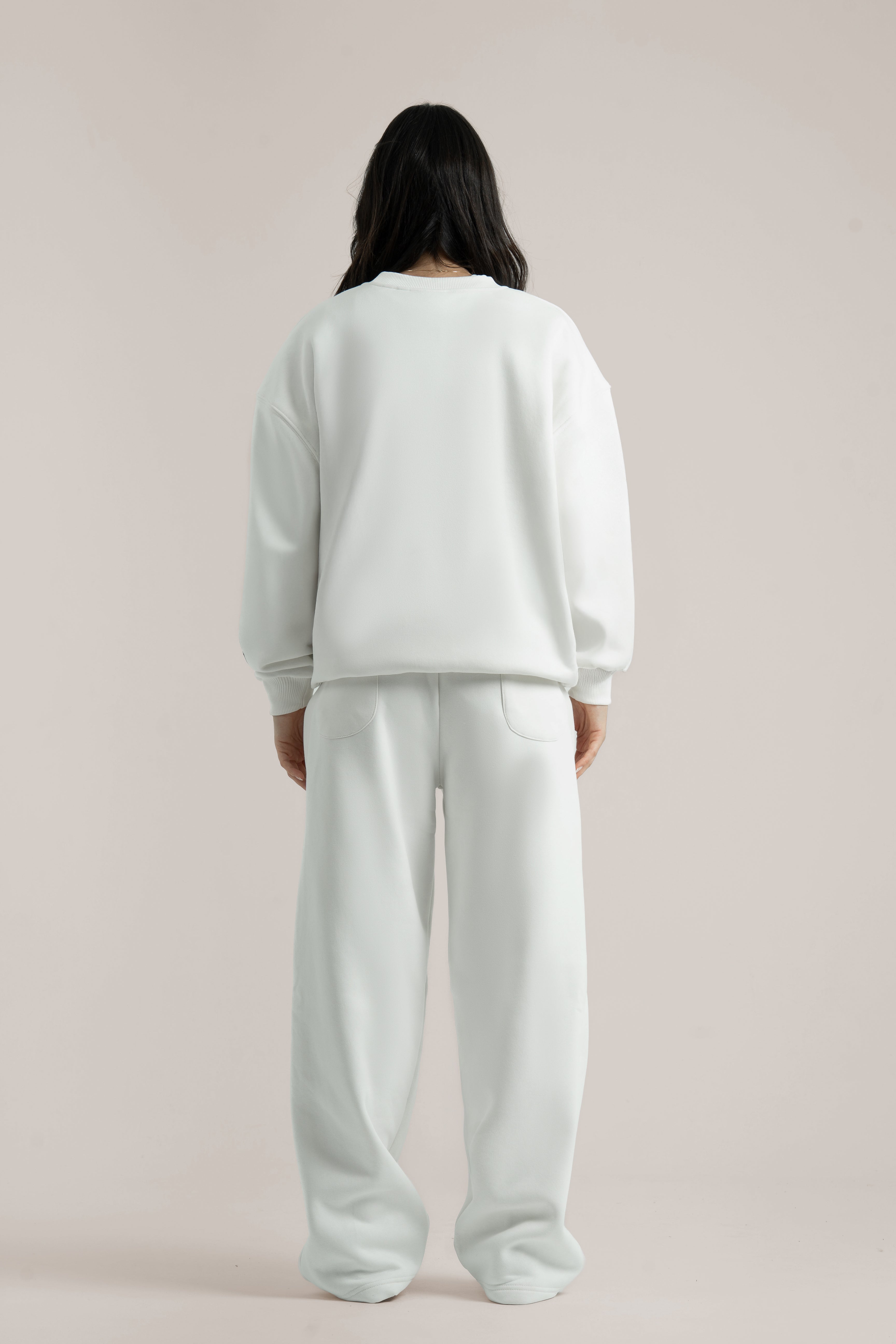 White Logo II PL Oversized Sweatshirt