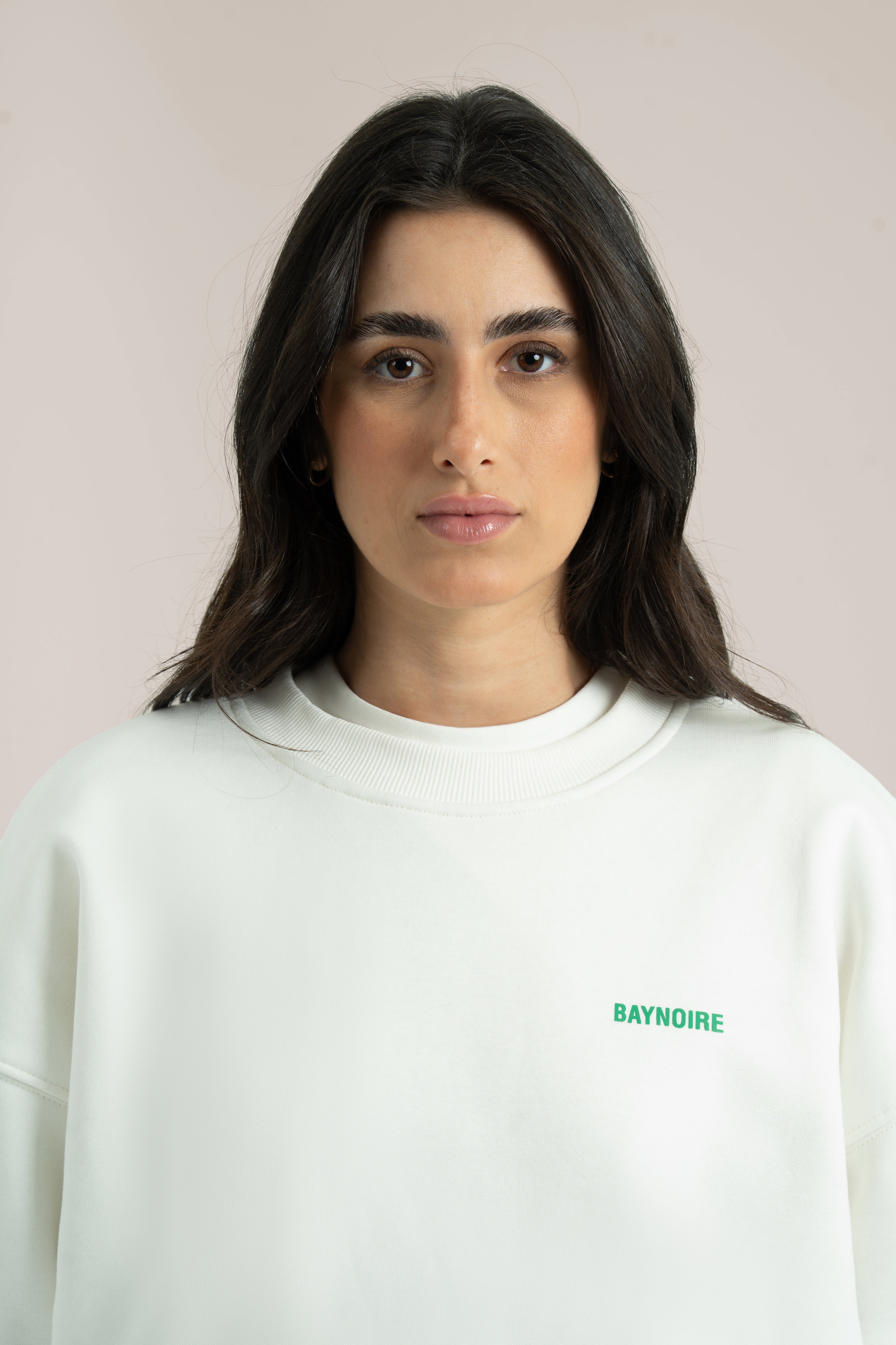 White Logo II PL Oversized Sweatshirt
