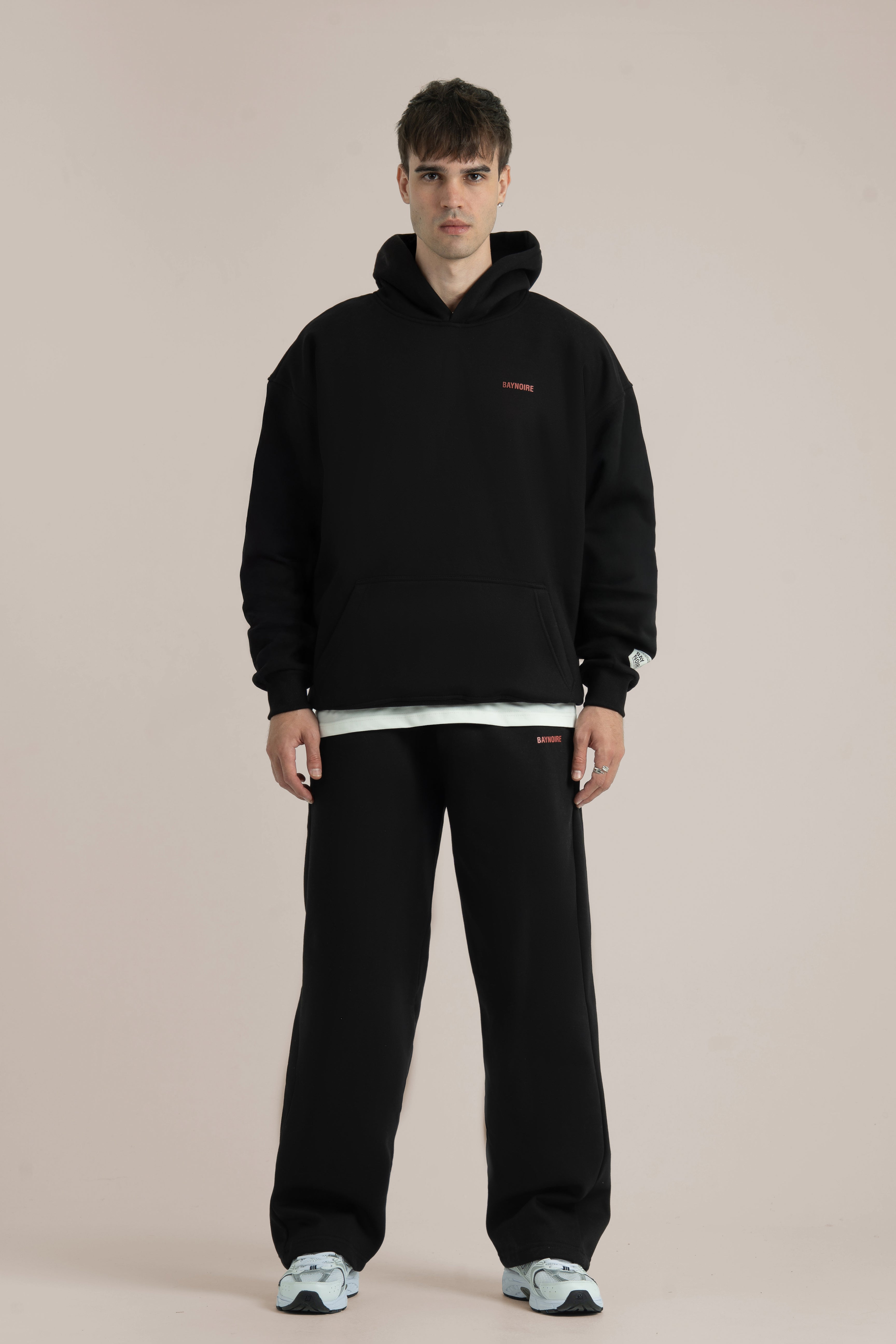 Black Logo II PL Oversized Hoodie