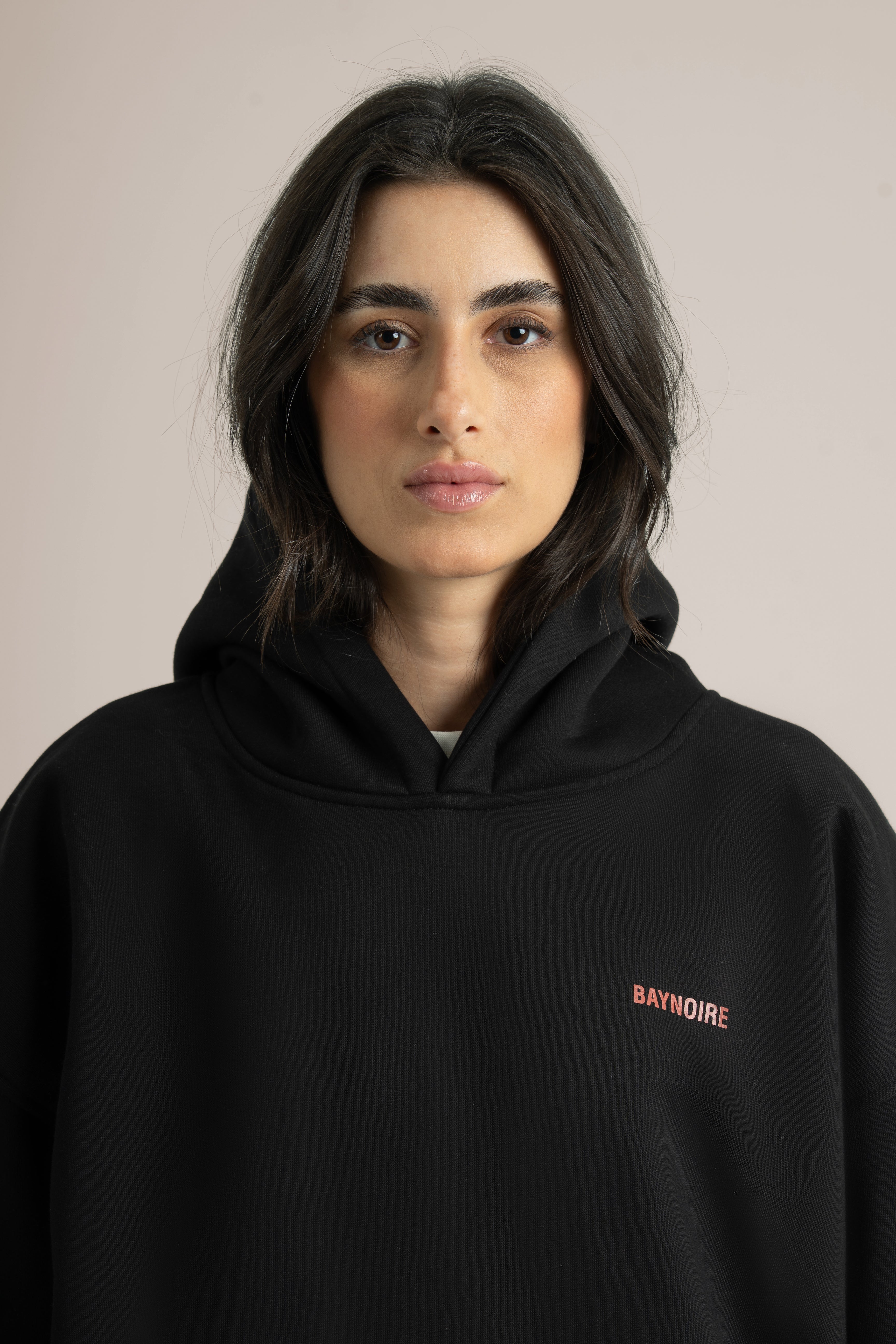 Black Logo II PL Oversized Hoodie