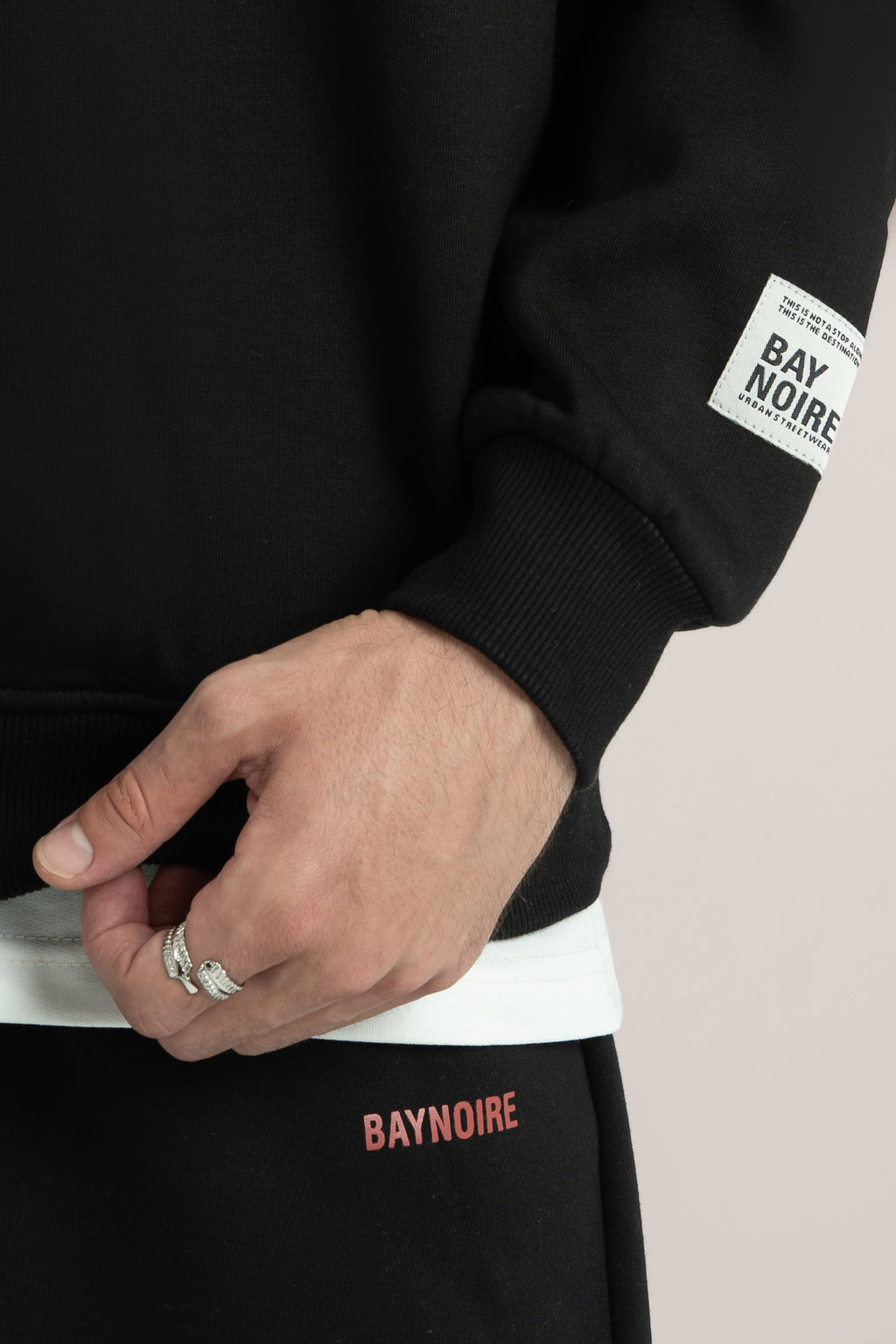 Black Logo II PL Oversized Sweatshirt