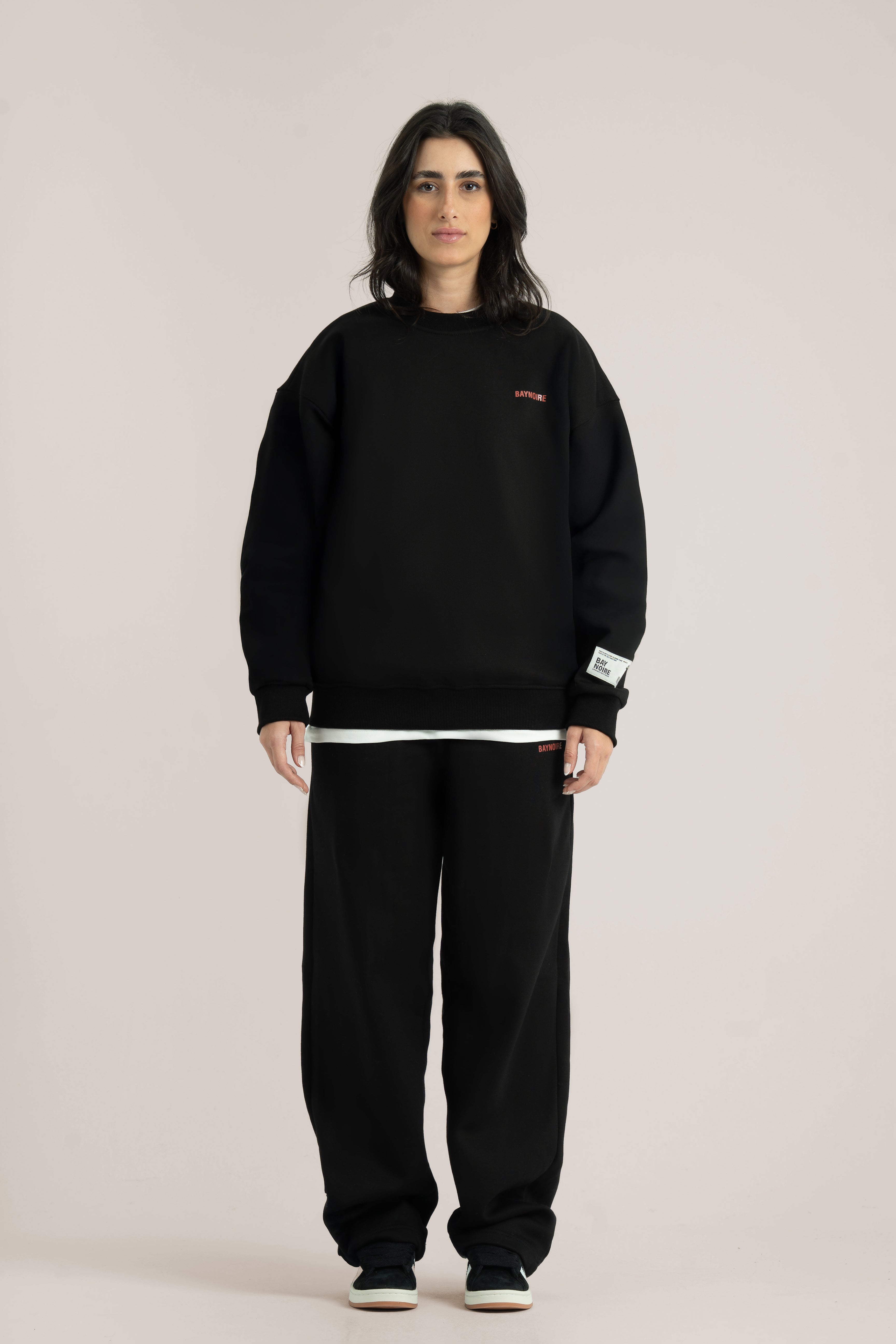 Black Logo II PL Oversized Sweatshirt