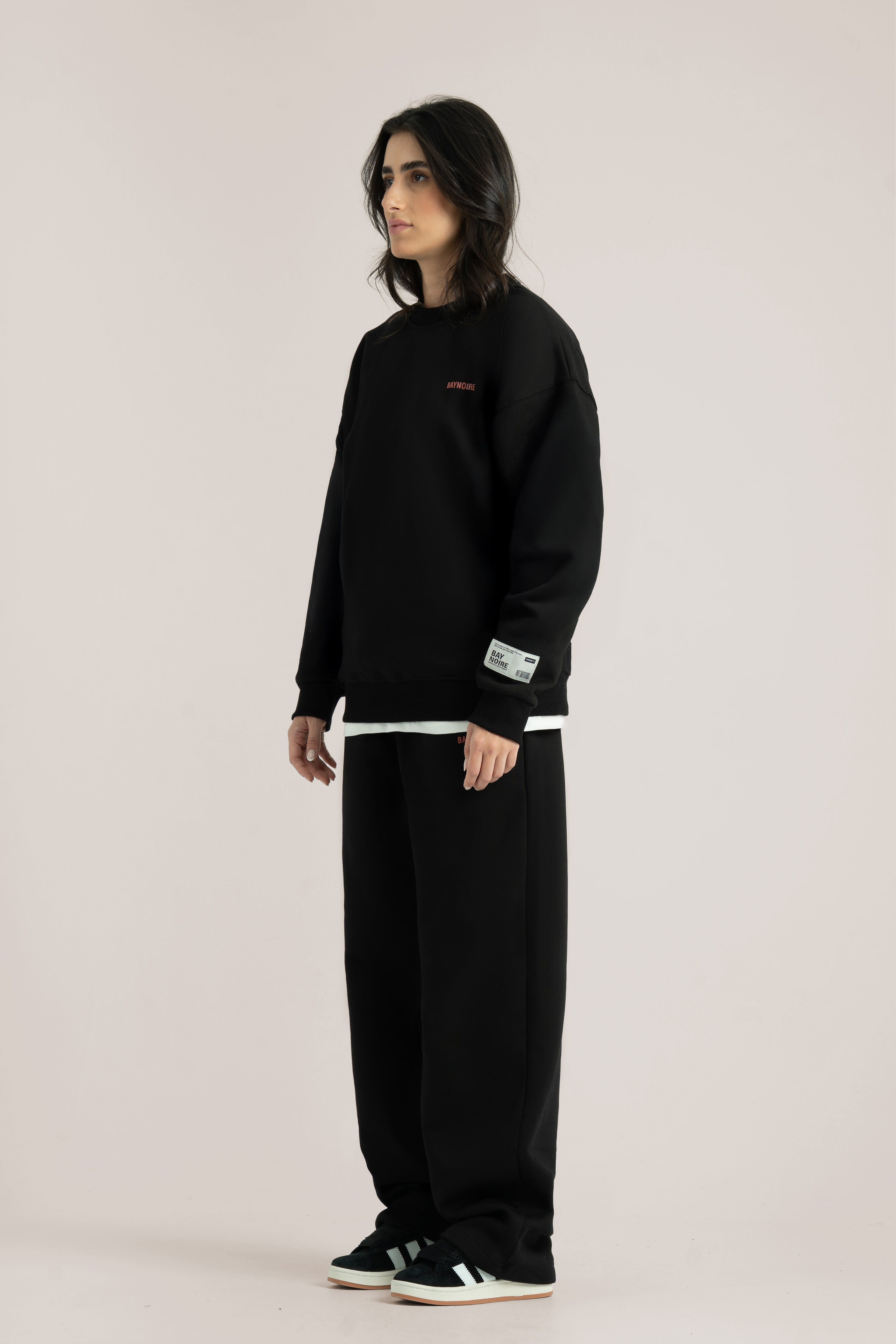 Black Logo II PL Oversized Sweatshirt
