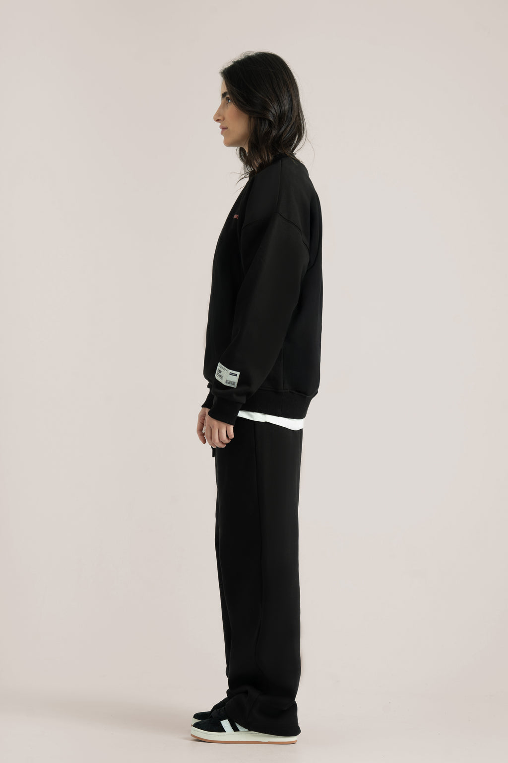 Black Logo II PL Oversized Sweatshirt