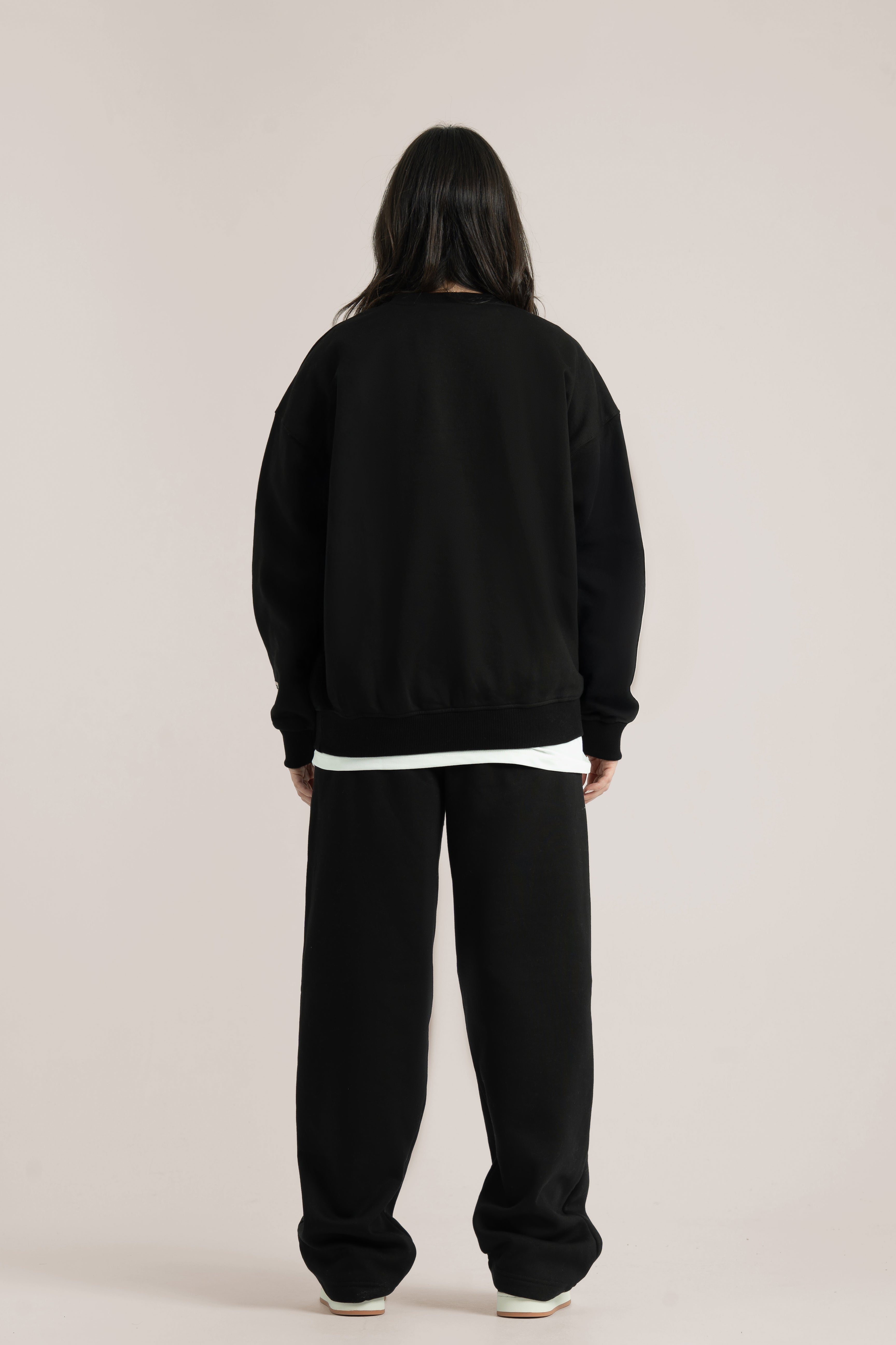 Black Logo II PL Oversized Sweatshirt