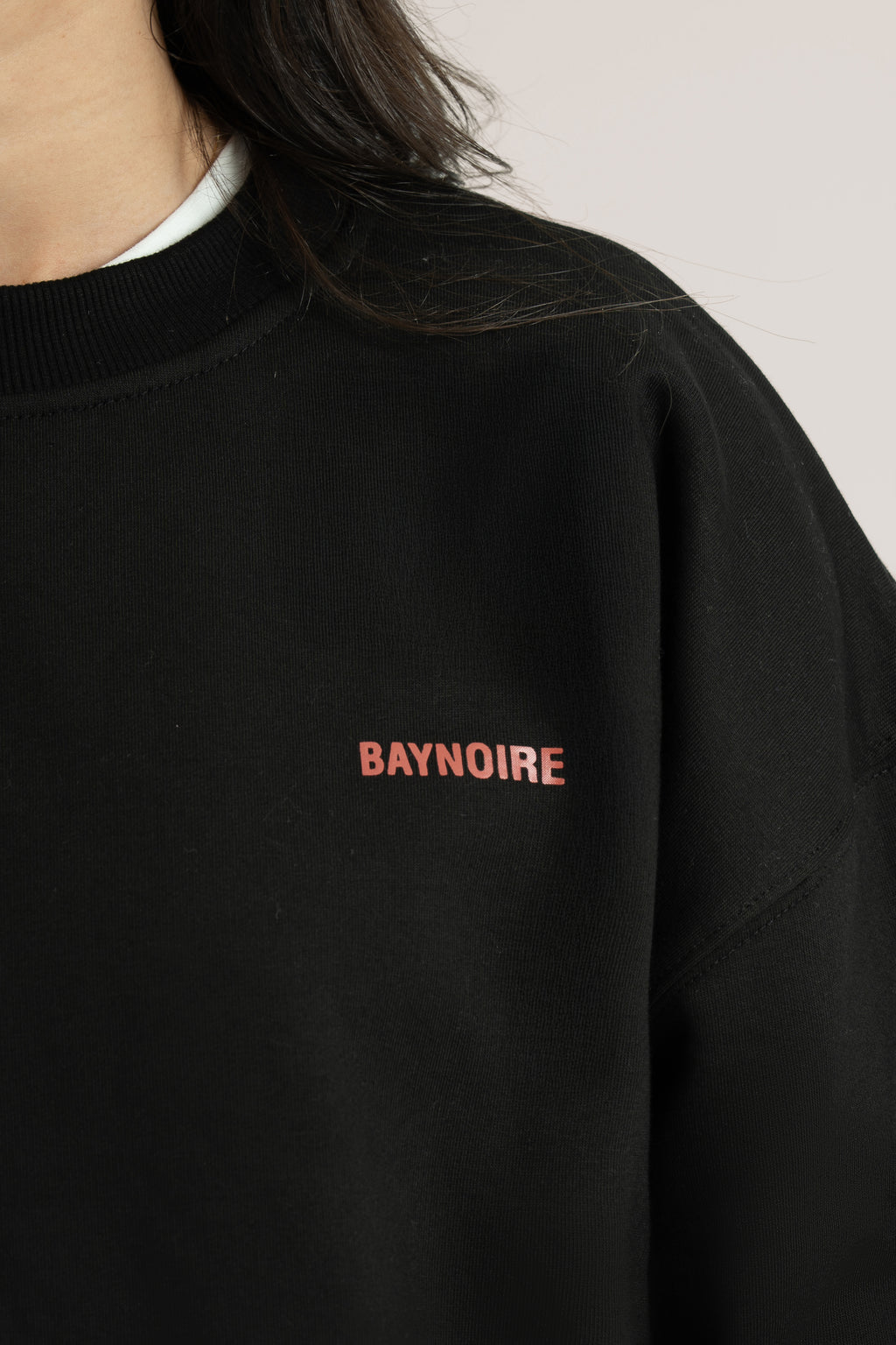 Black Logo II PL Oversized Sweatshirt