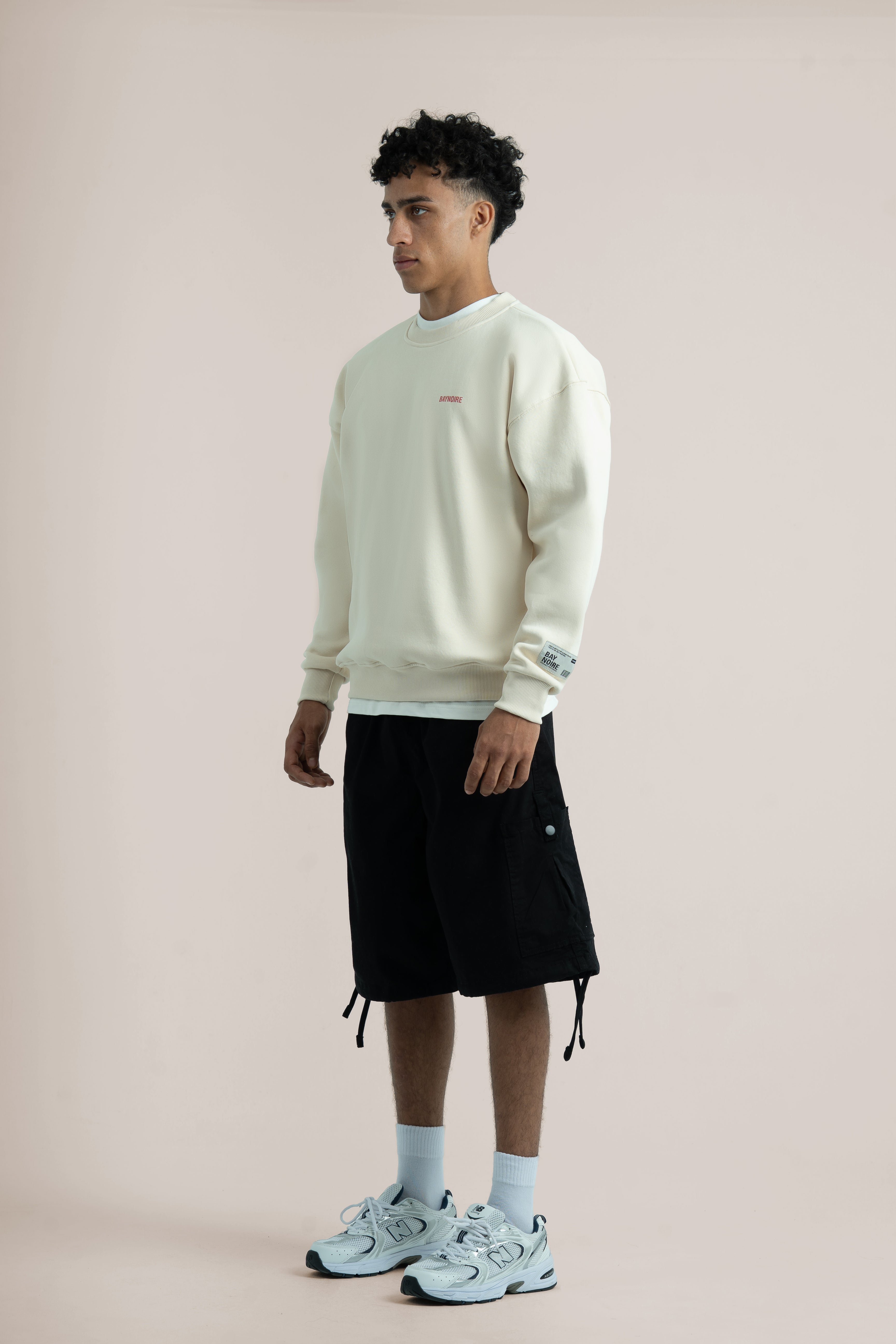 Cream Logo II PL Oversized Sweatshirt