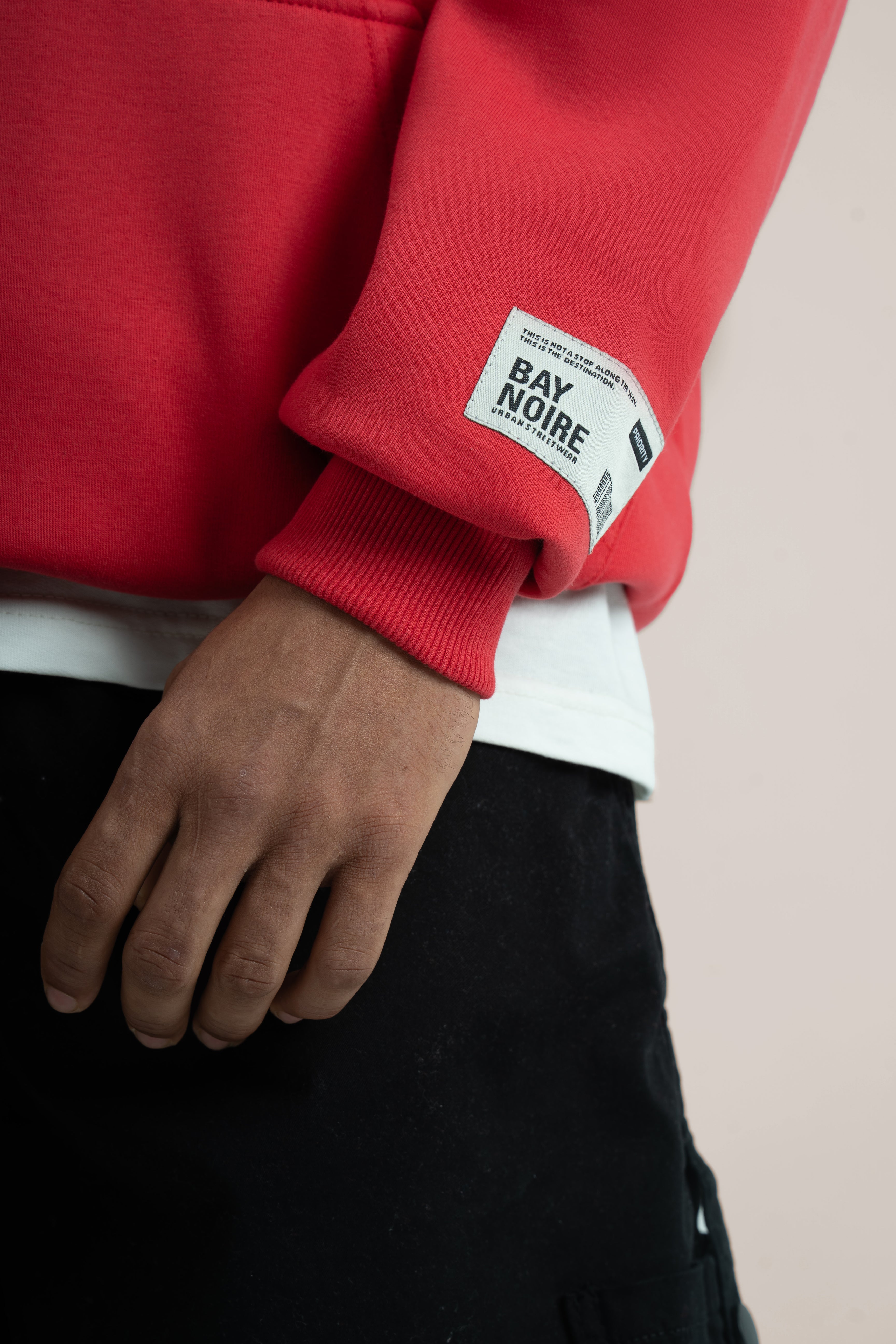 Red Logo II PL Oversized Hoodie